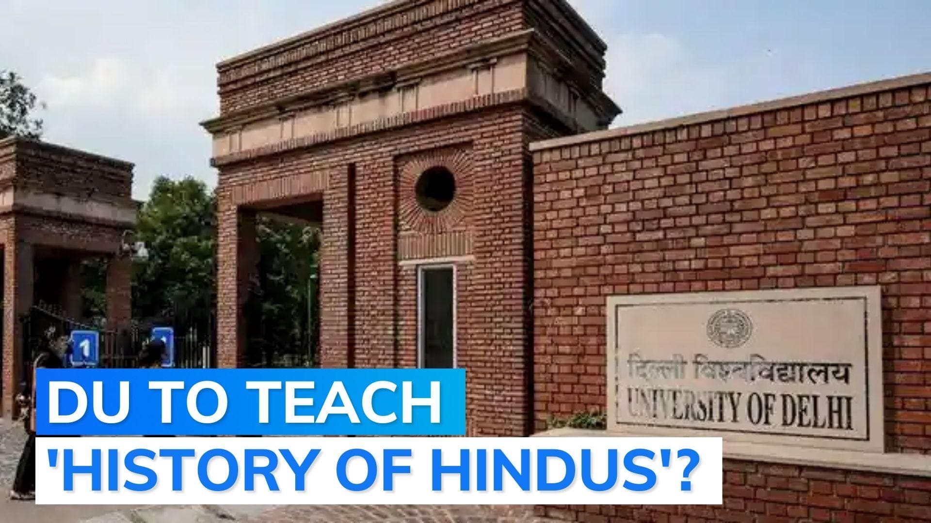 Delhi University forms 17-member panel for 'Hindu Studies' centre in varsity