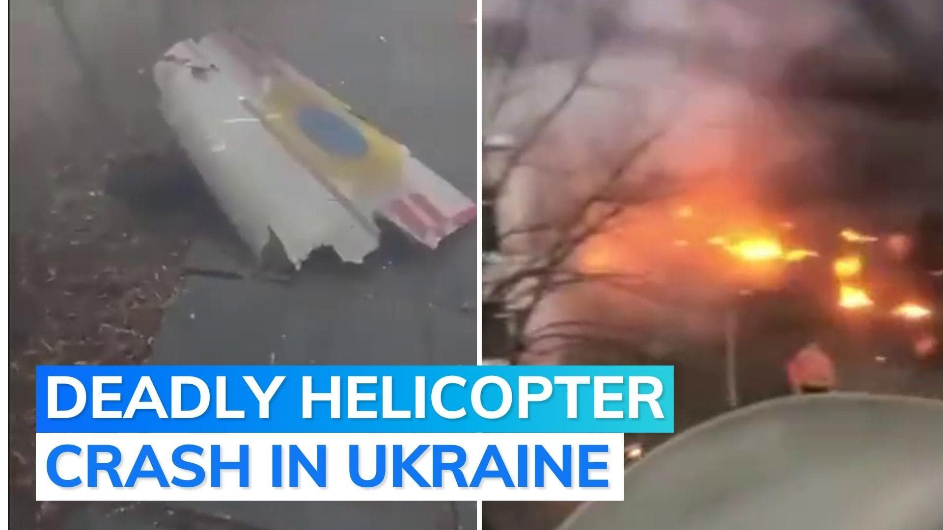 Ukraine's Interior minister, many others killed in a chopper crash in Kyiv suburb