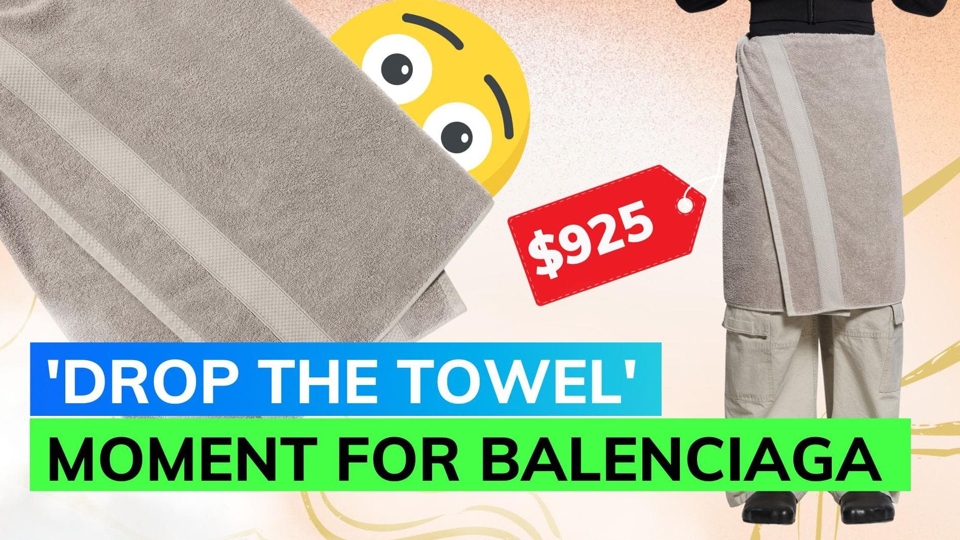 Balenciaga's ₹ 80K towel skirt gets trolled by netizens; say who would pay so much for a towel!