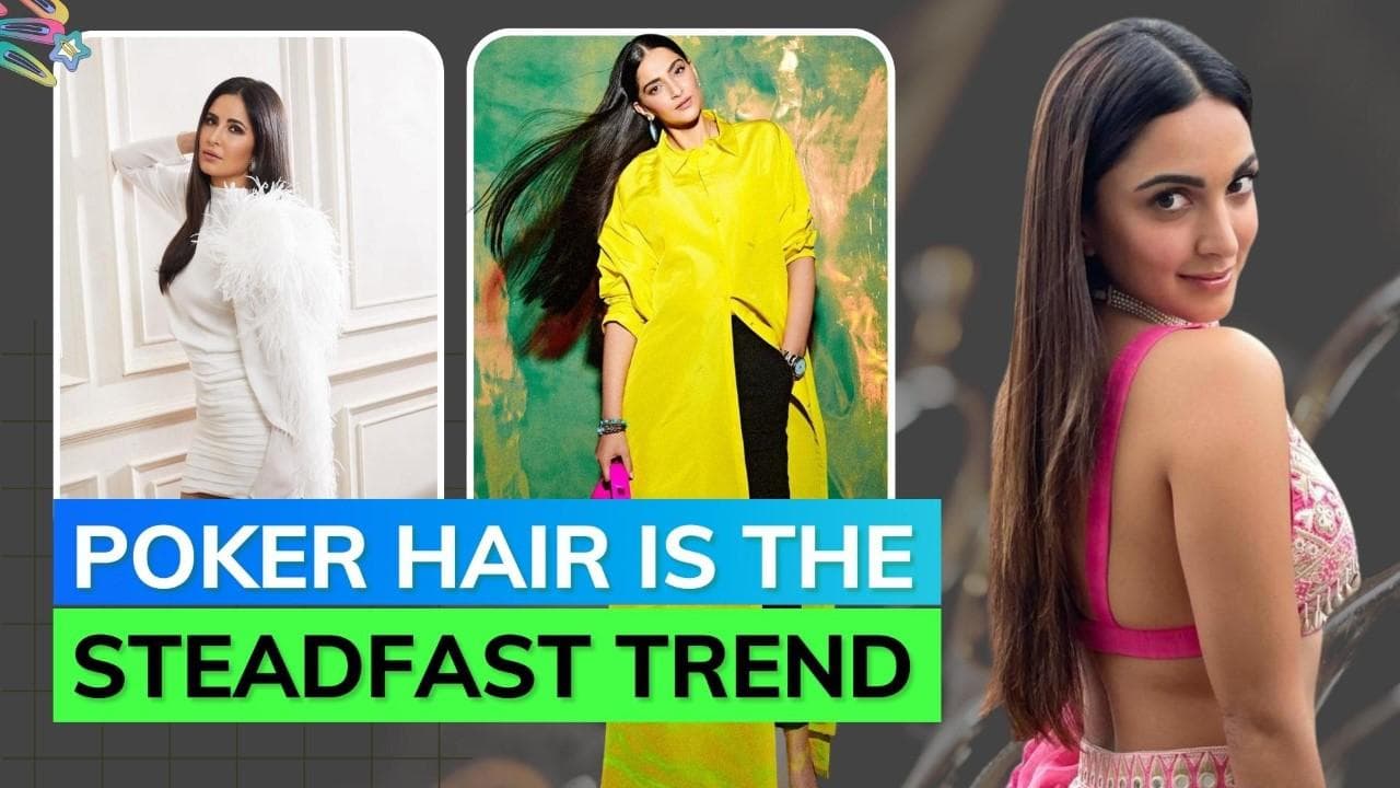 From Kiara to Katrina, celebs are all in for poker straight hair; know all about it