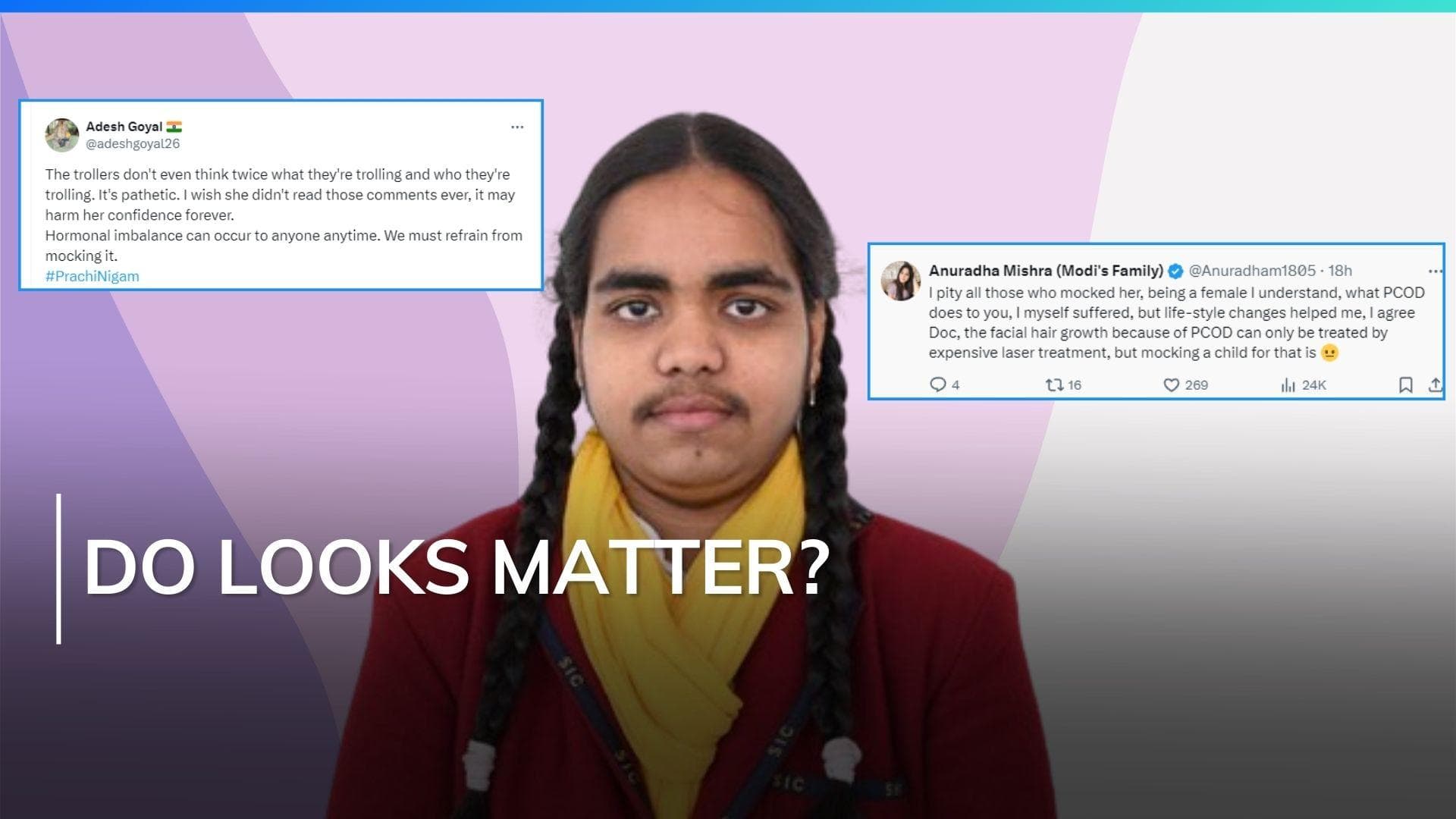 UP 10th board topper trolled for facial hair, netizens angry