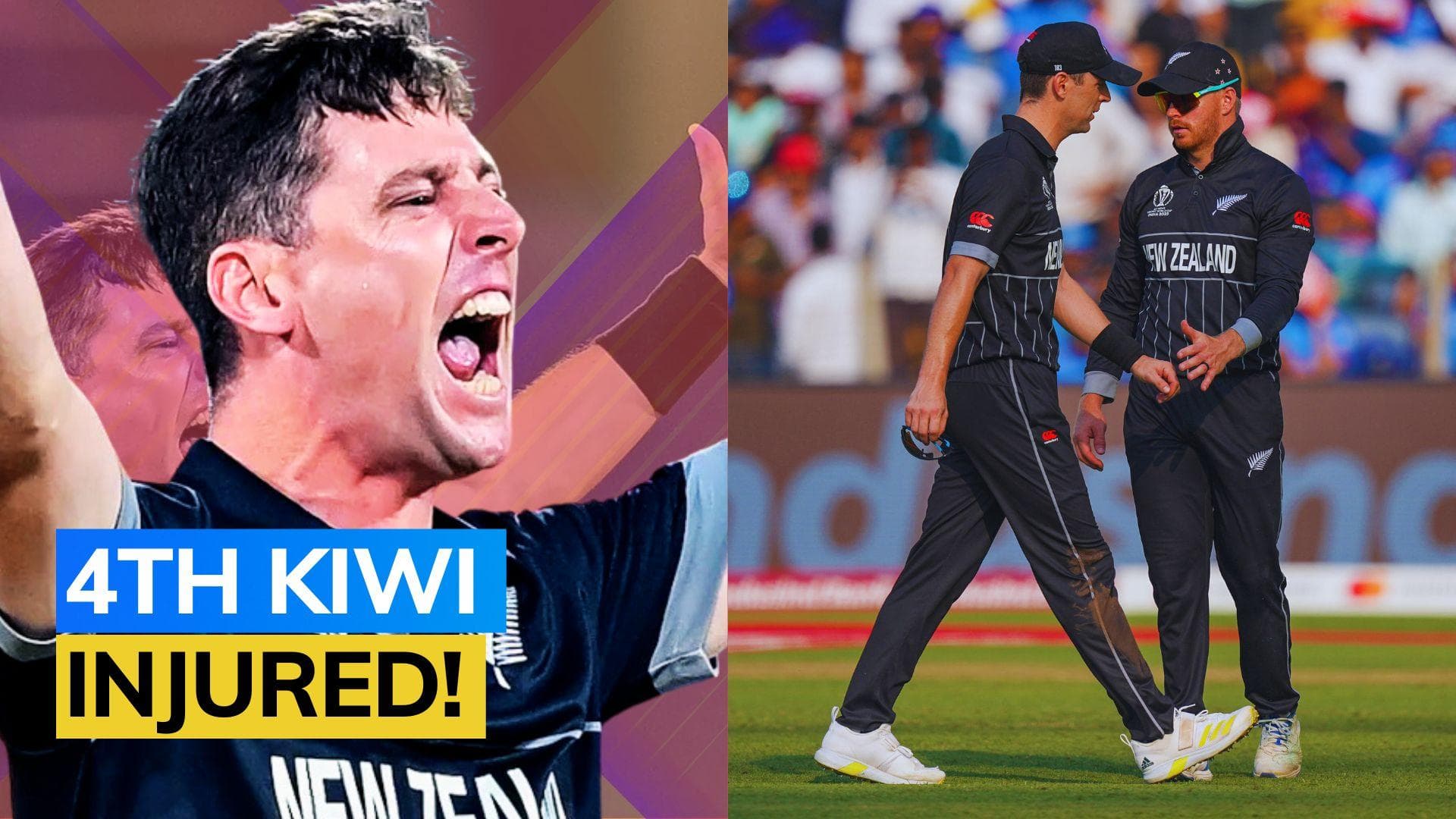 New Zealand's Matt Henry suffers hamstring injury vs South Africa | NZ vs SA, ICC Cricket World Cup