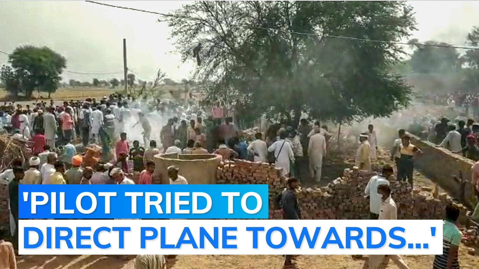 IAF fighter jet crash: death toll rises in Rajasthan village where MiG-21 fell