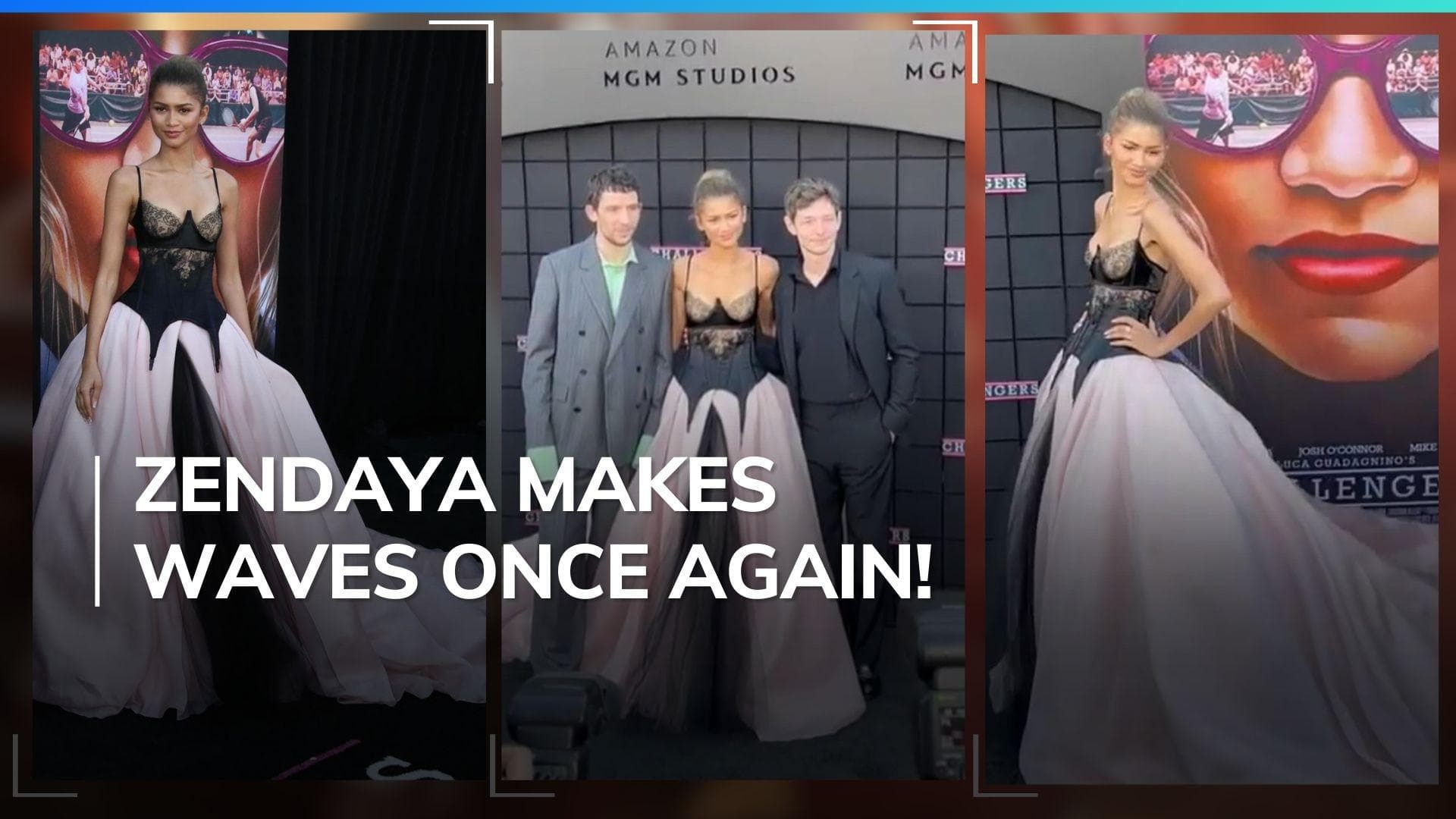 Zendaya slays in Vera Wang gown at her movie 'Challengers' premiere in Los Angeles | Watch 