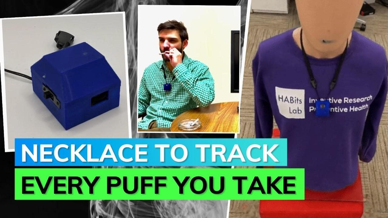 This smart necklace may help you stop smoking; find out how