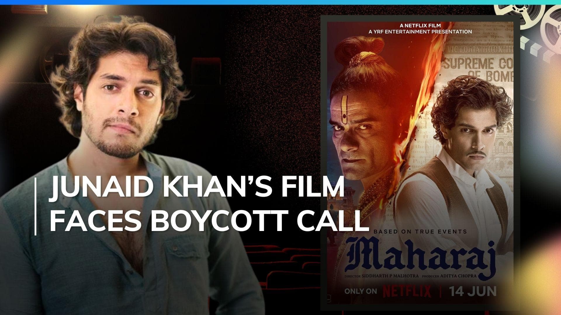 ‘Ban Maharaj Film’ and ‘Boycott Netflix’ trends, Aamir Khan’s son Junaid Khan’s debut film in controversy