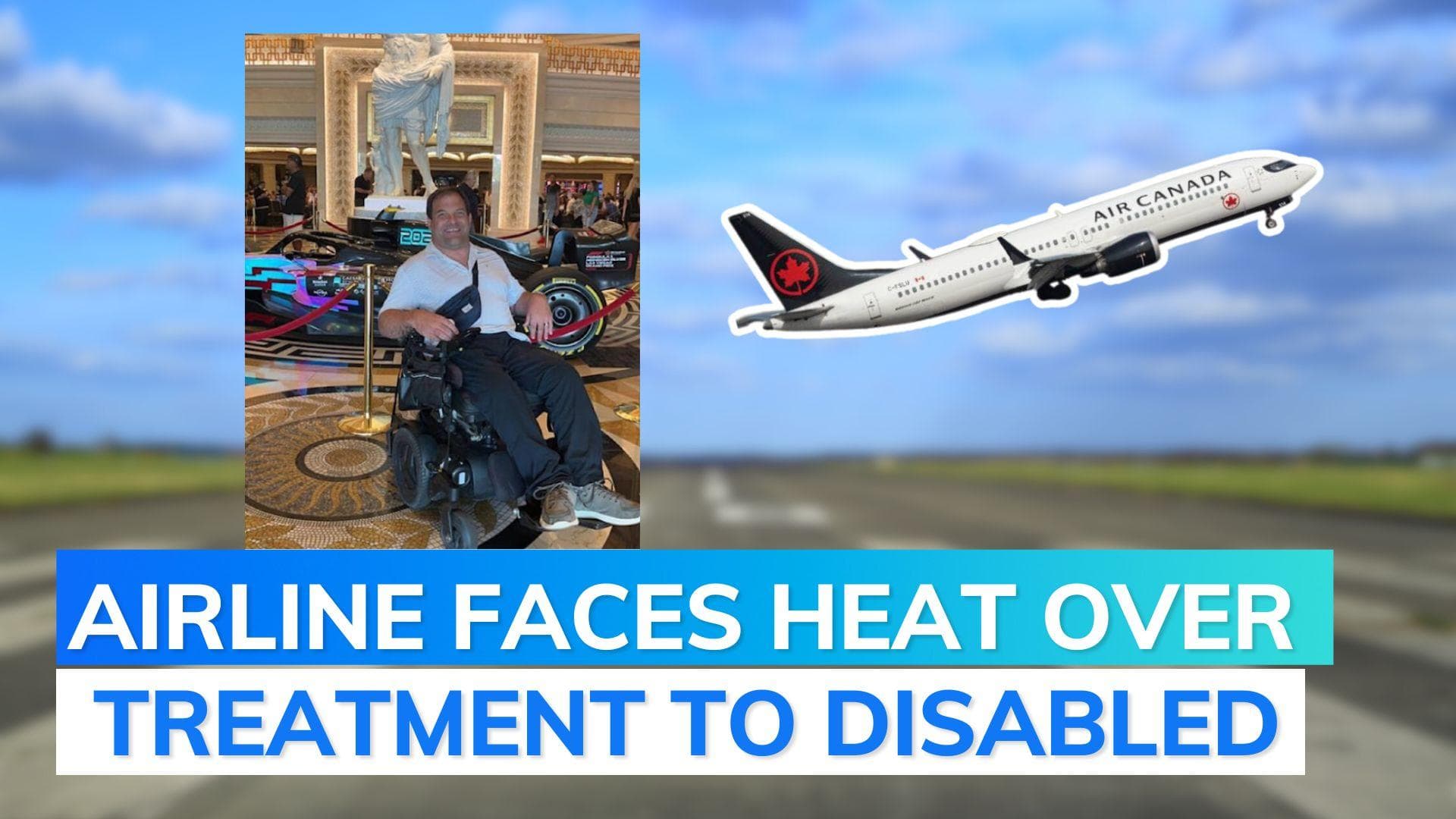 'Human rights were trampled...': Disabled man not provided wheelchair, drags himself off plane