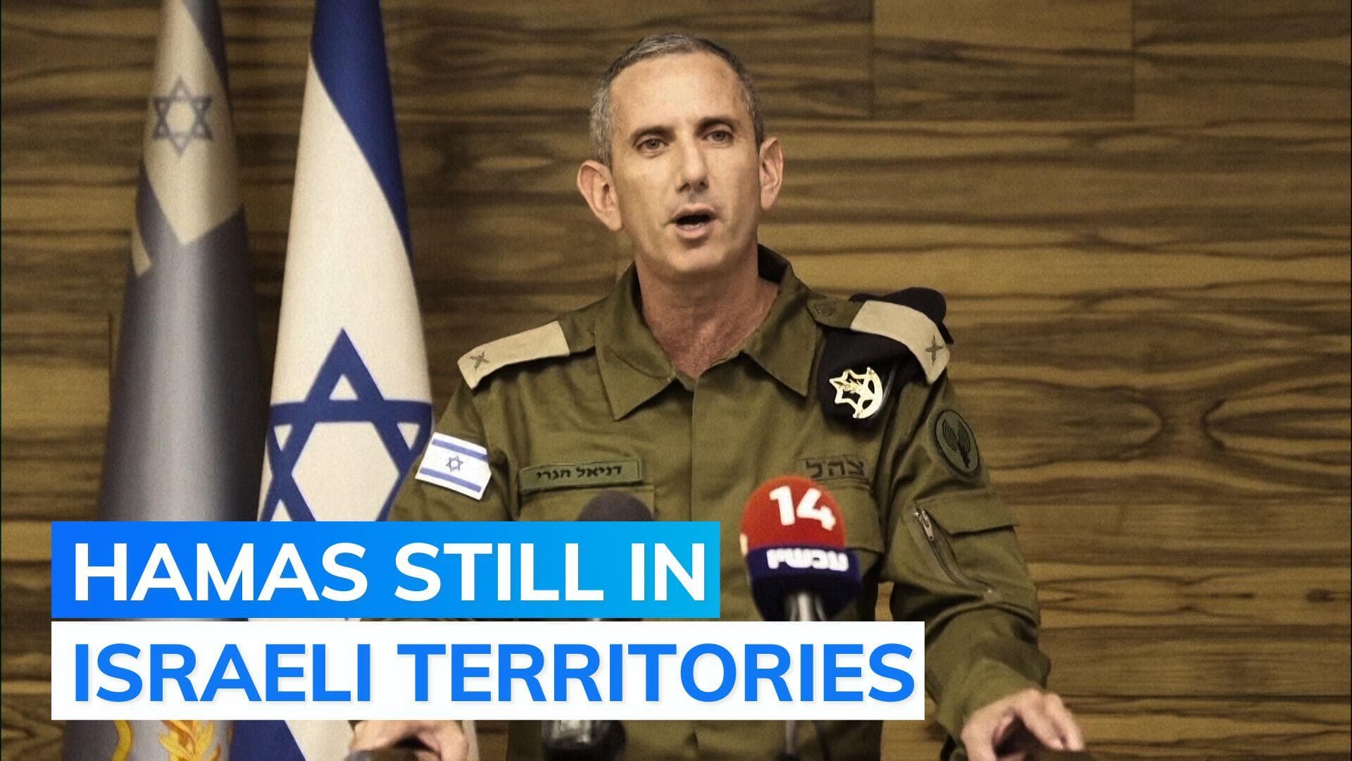 Hamas militants still entering Israel, not all breaches secured yet: IDF