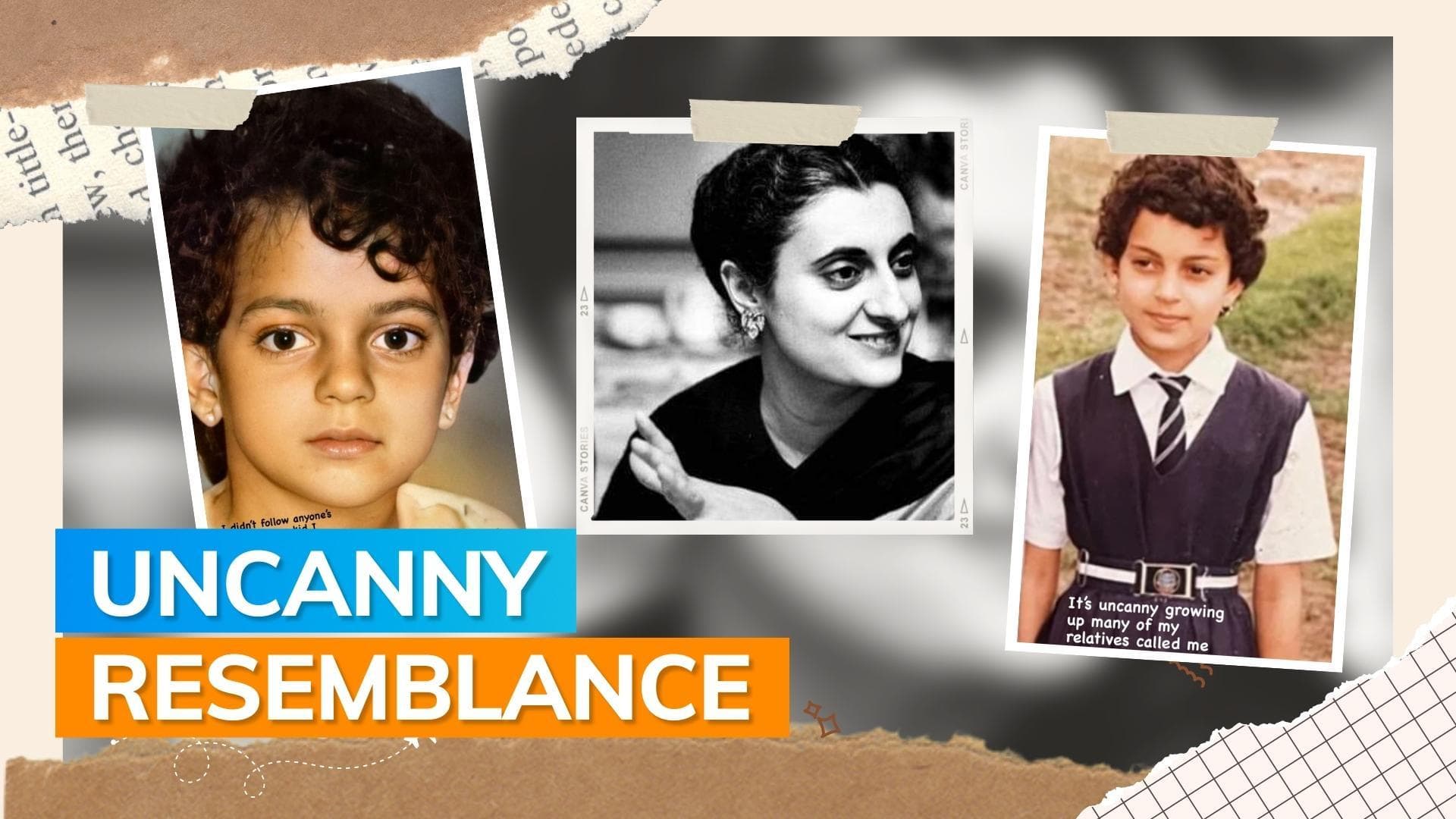 Kangana Ranaut shares childhood pictures, reveals relatives called her Indira Gandhi 