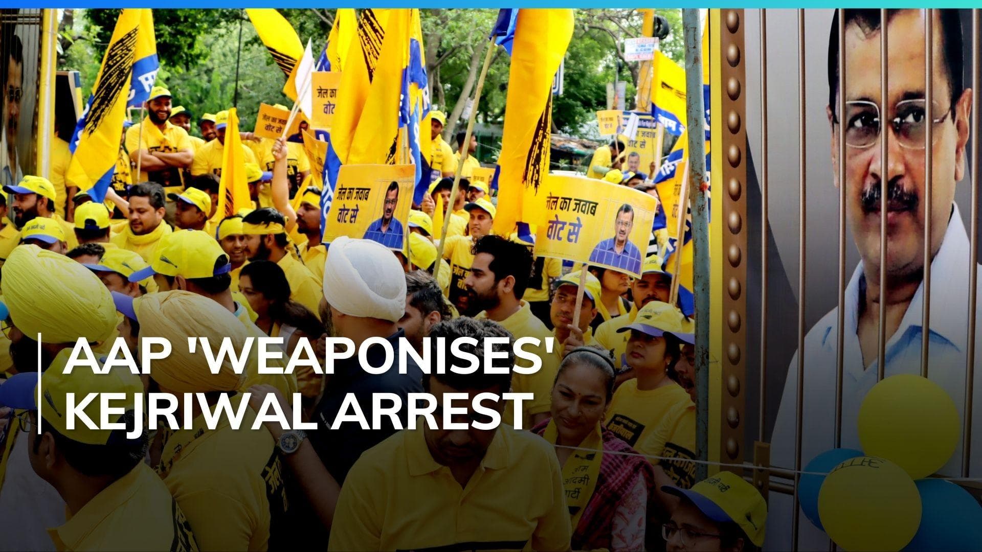 AAP holds 'Walk for Kejriwal' walkathon in Delhi | Lok Sabha election