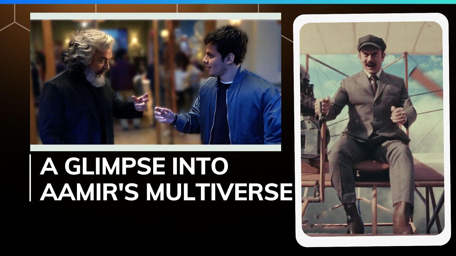 Aamir Khan plays Darsheel Safary's grandfather in new ad; takes him on 'adventure through time' | watch