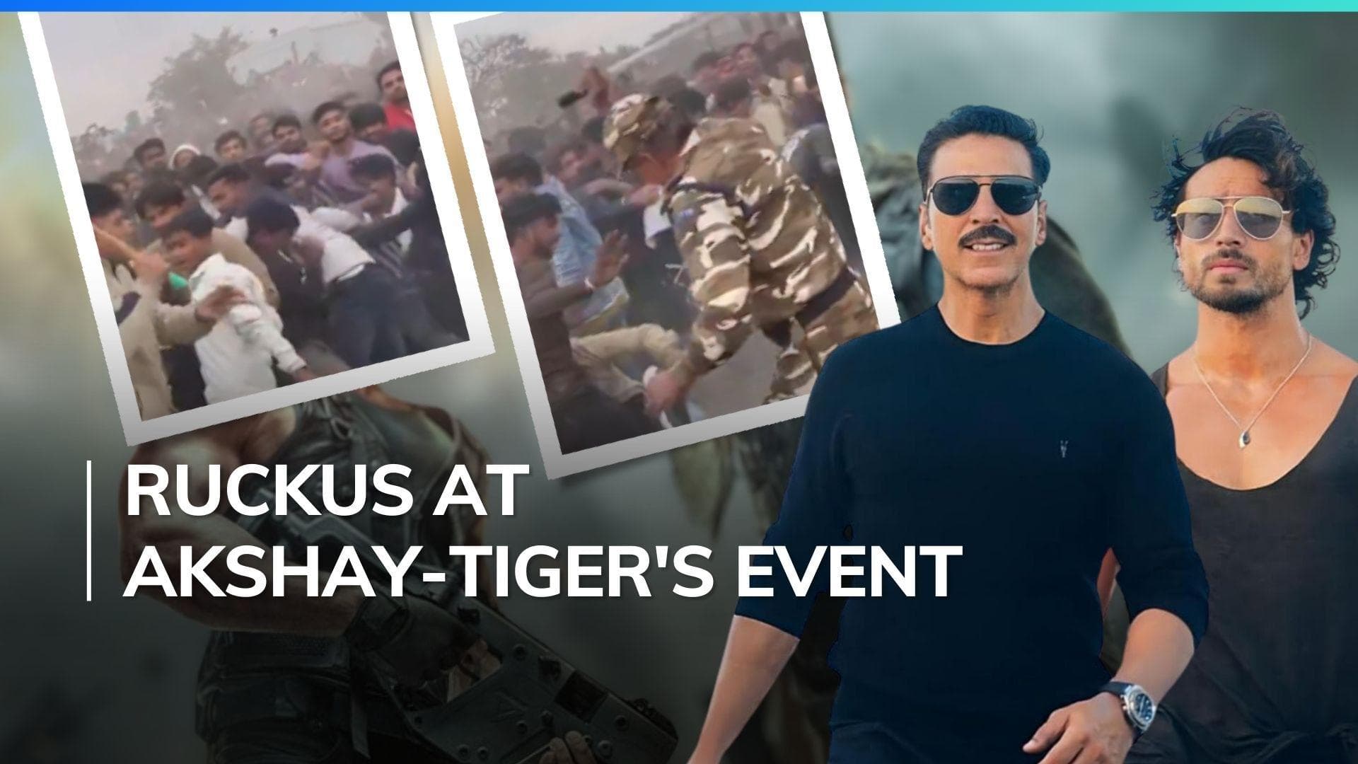 'Bade Miyan Chote Miyan': Akshay Kumar, Tiger Shroff's event turns chaotic as public throws slippers