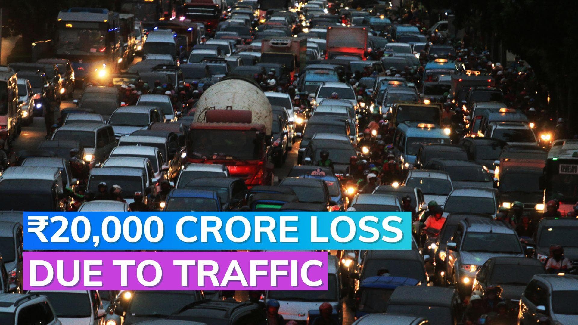 Bengaluru traffic impact: Losses of ₹20,000 crore a year due to traffic-related problems