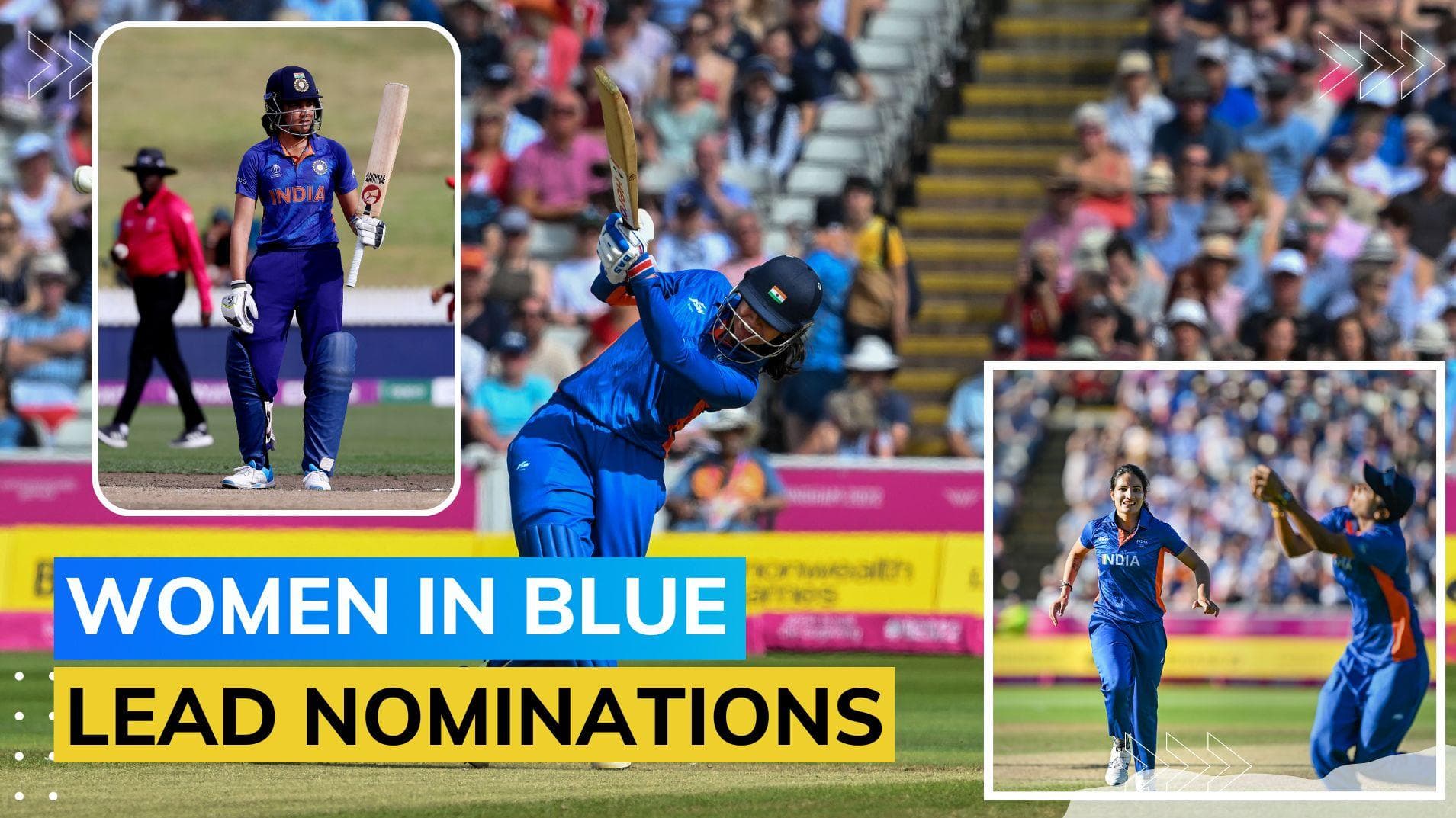 Smriti Mandhana, Renuka Thakur & Yastika Bhatia nominated for ICC Awards