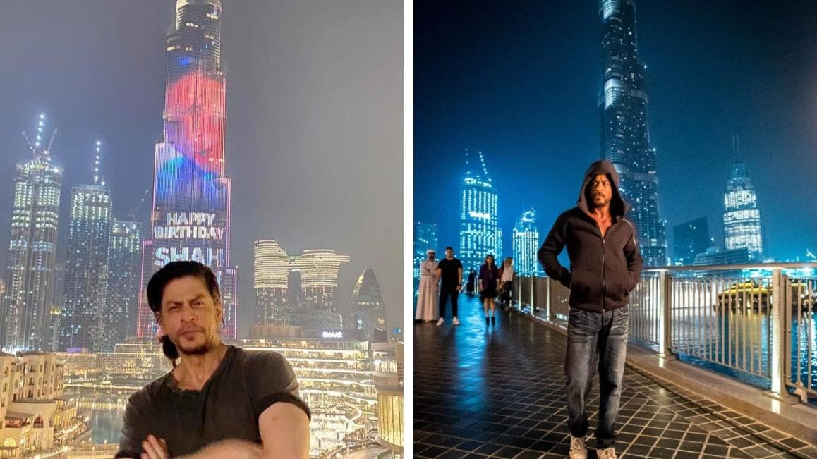 Dubai's Burj Khalifa lights up with to wish Shah Rukh Khan on his birthday