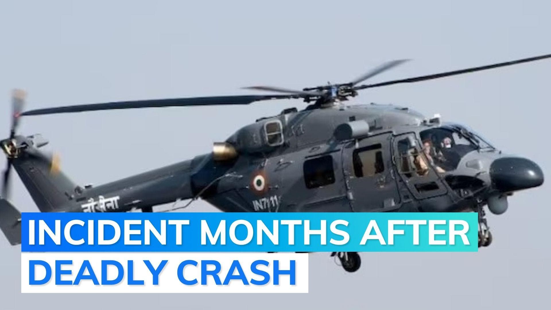 Indian Navy chopper makes emergency landing off Mumbai's coast; probe ordered