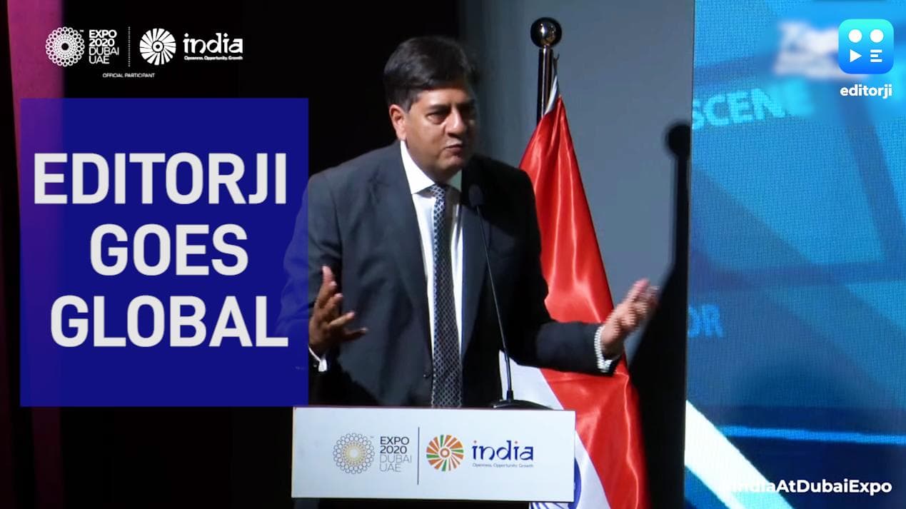 Editorji goes Global | Mega launch at the India Pavillion at Expo 2020 Dubai