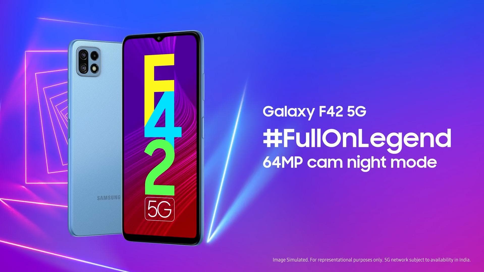 Samsung Galaxy F42 5G launched in India: check price, specs