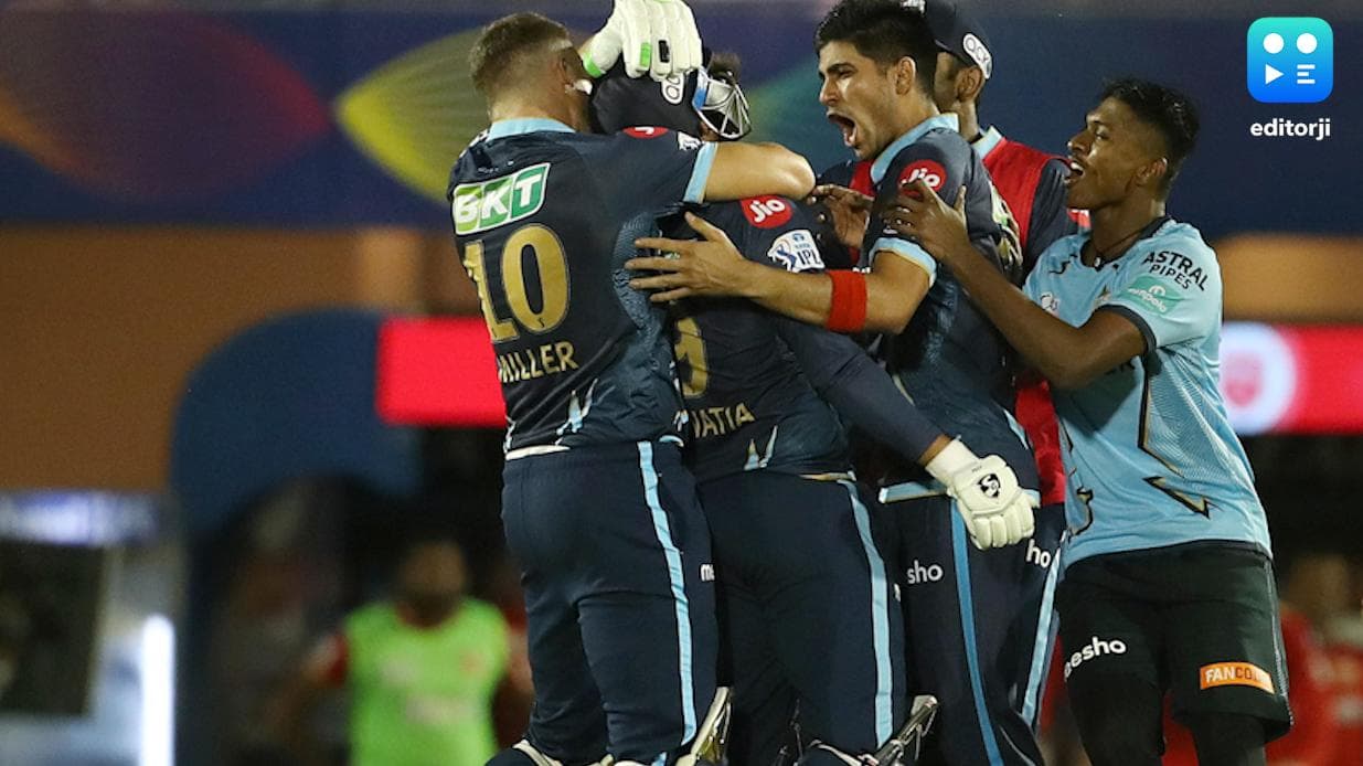 IPL 2022: শেষ ওভারে জমজমাট লড়াই, টেওটিয়ার পরপর ২টি ছয়, পঞ্জাব কিংসকে হারাল গুজরাট টাইটান্স