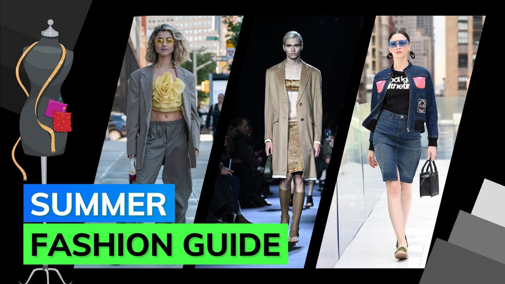 From chunky footwear to ice-cream suits, upgrade your closet with these summer staples