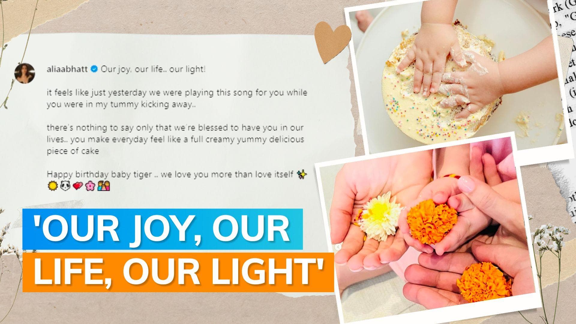 Alia Bhatt shares pics of Raha on her birthday: 'We love you more than love itself'