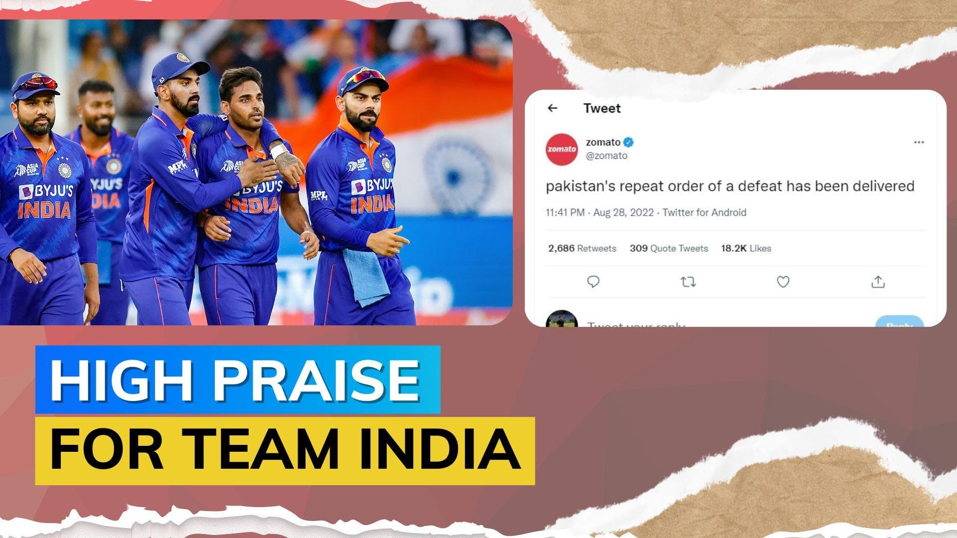 Asia Cup 2022, Twitter reactions: From PM Modi's praise to Zomato delivering 'repeat order of defeat'