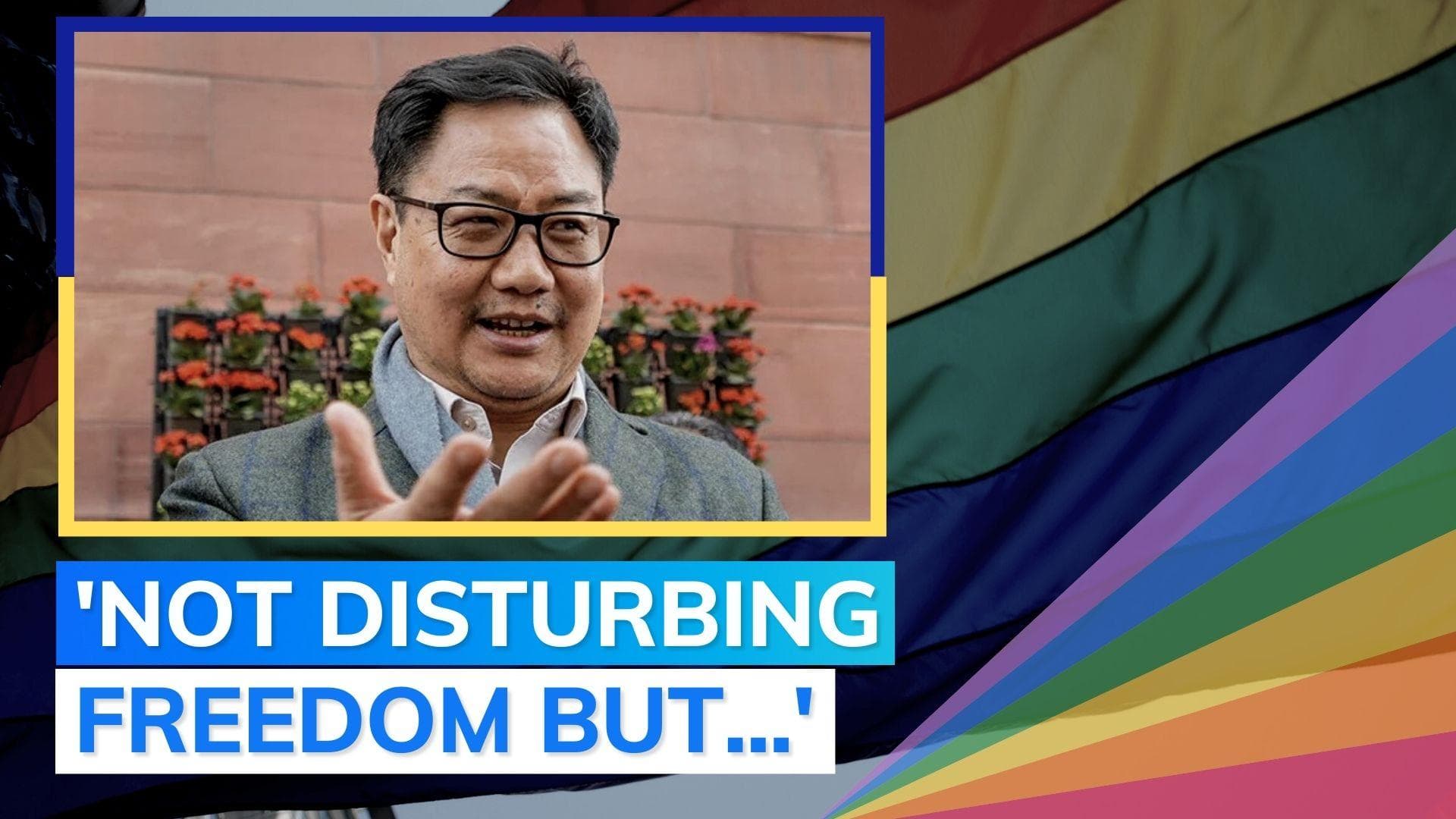 Institution of marriage matter of policy: Rijiju on same-sex marriage