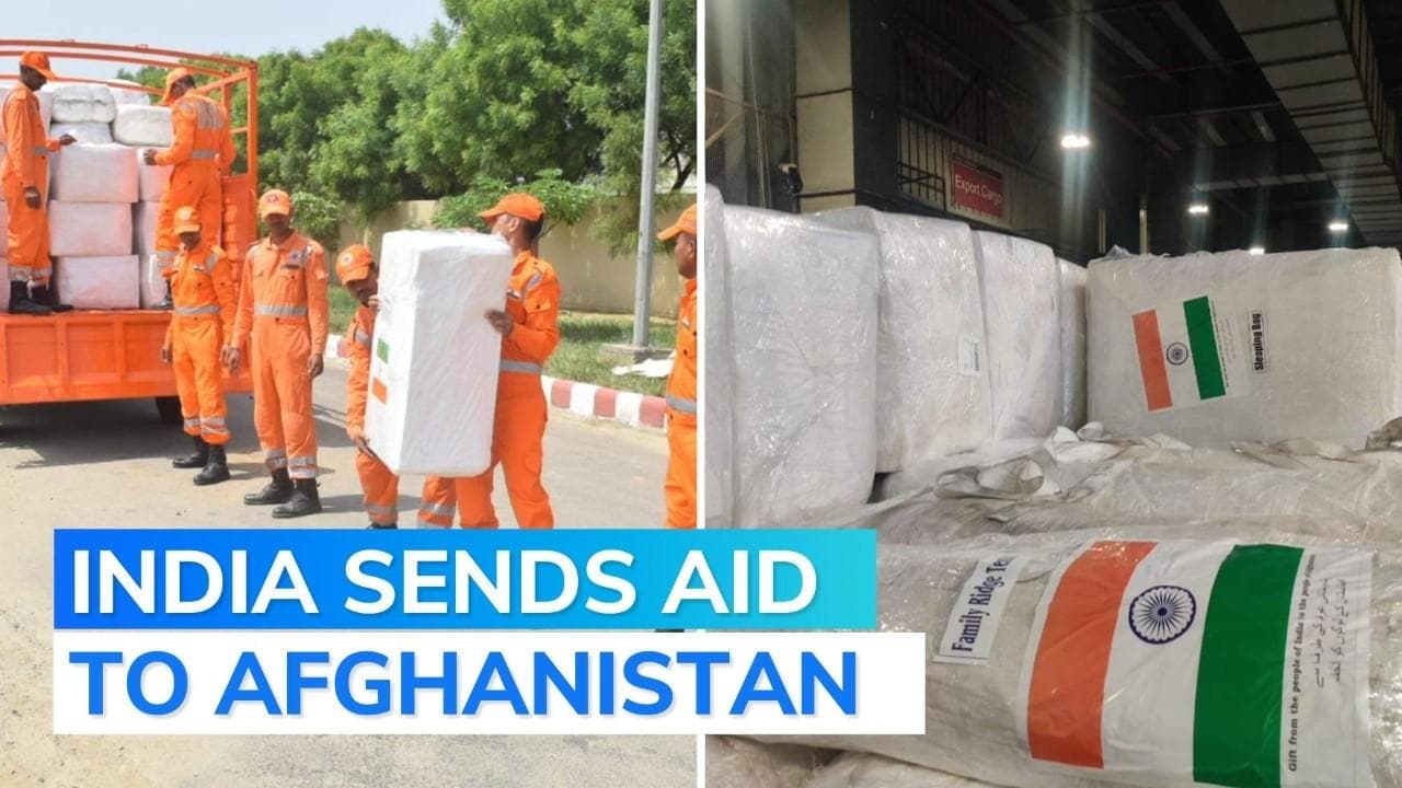 Afghanistan earthquake: India air force plane carrying aid lands in Kabul | On camera