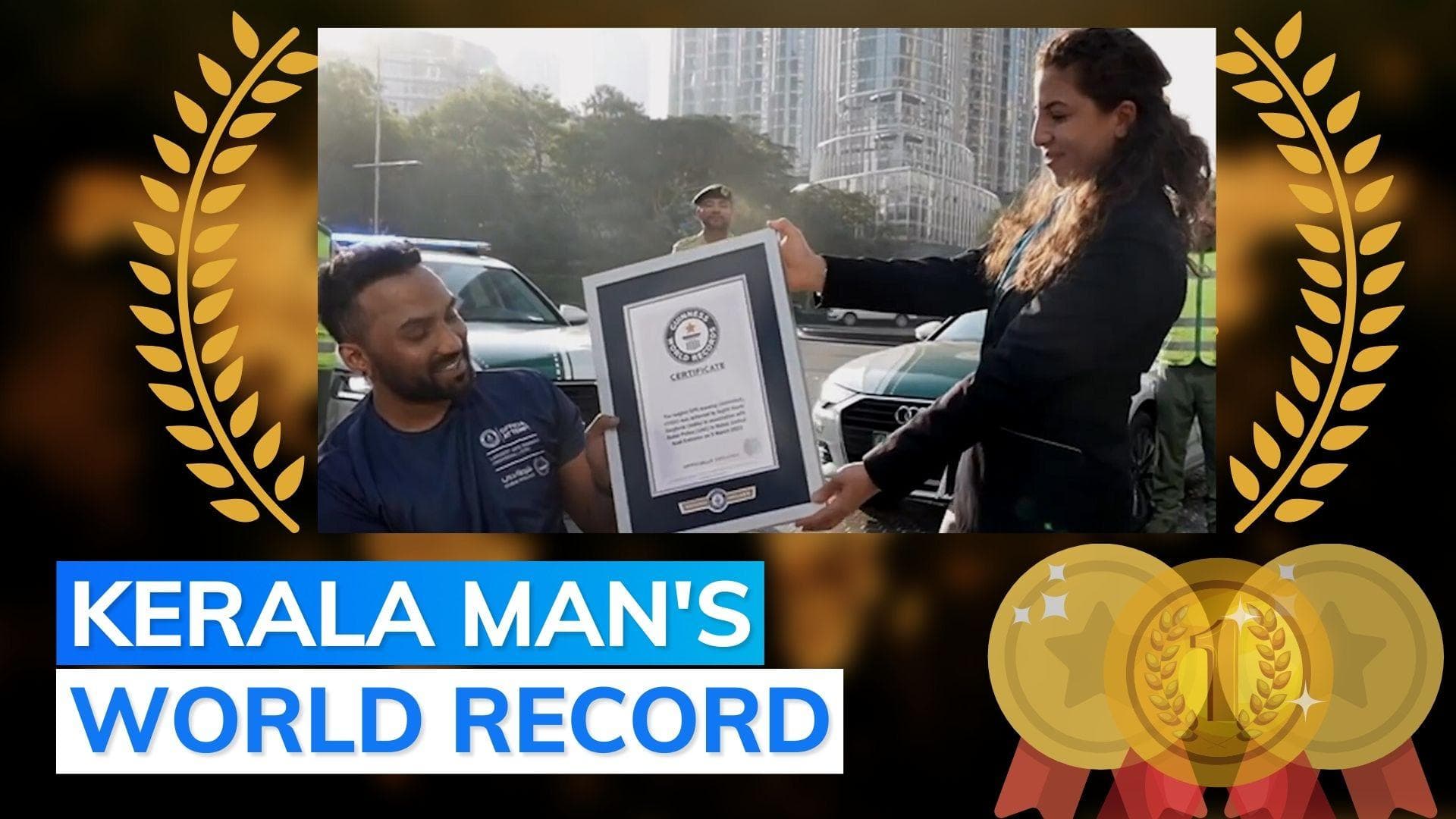 Watch: wheelchair-bound artist sets record for world's largest GPS drawing