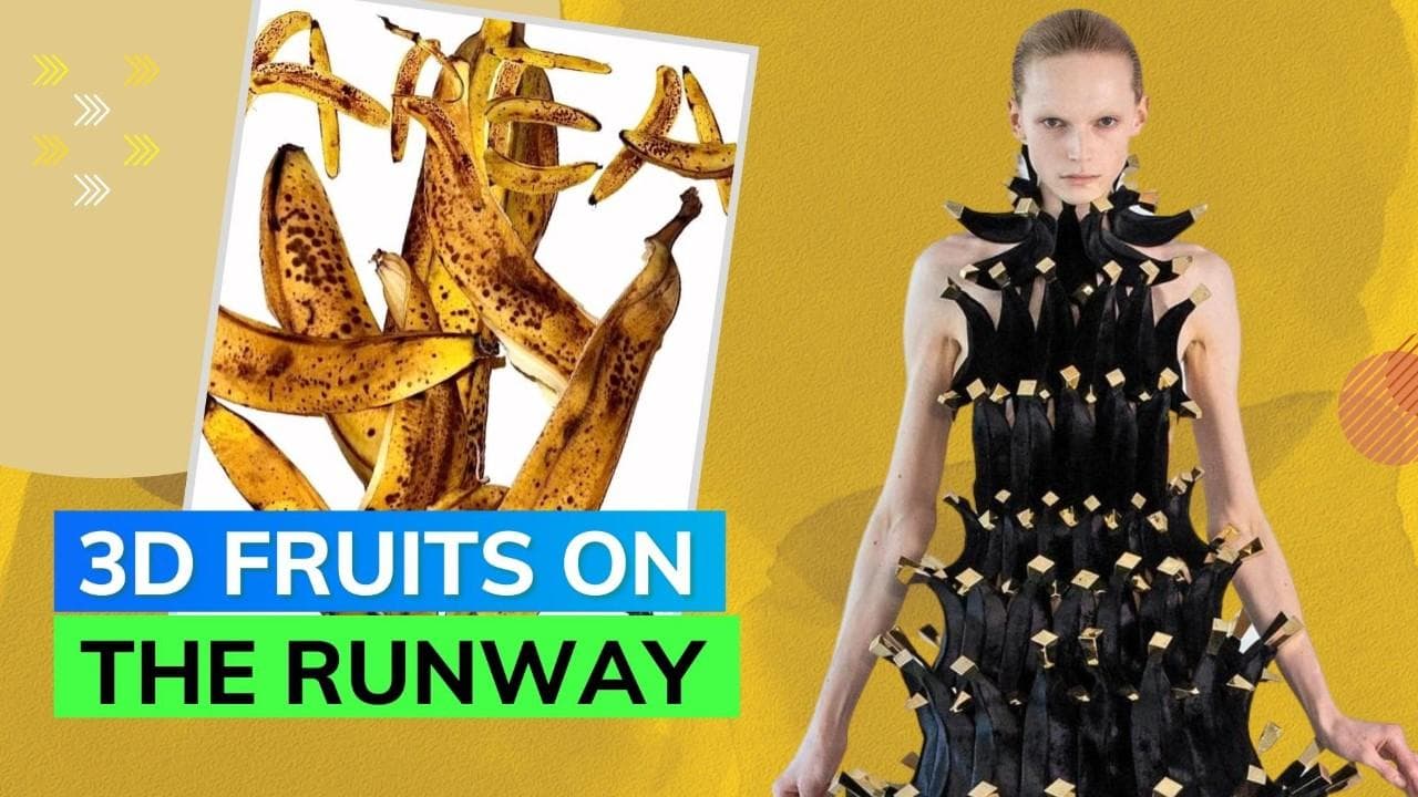 New York Fashion Week: Area's fantastic fruits runway show was 'bananas'! Watch here