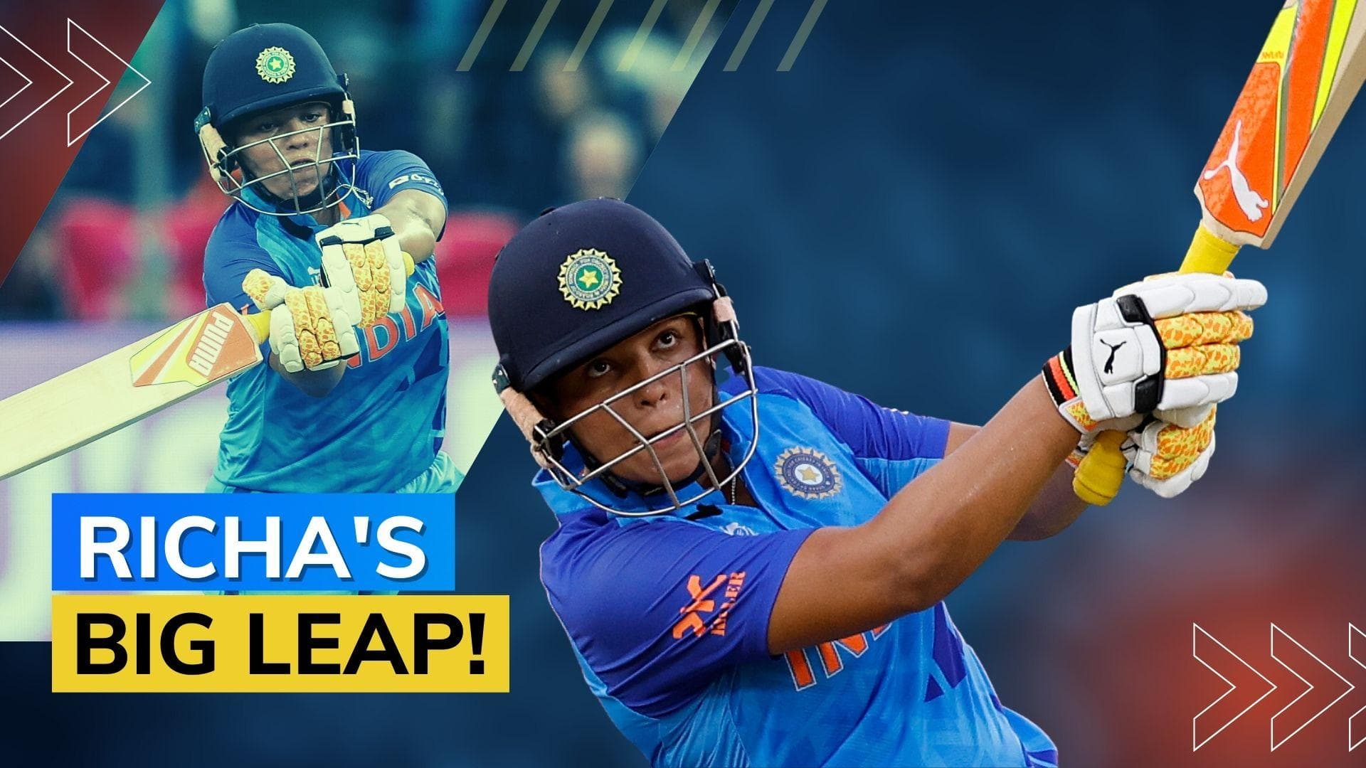 ICC Rankings: Richa Ghosh jumps 16 places, enters top-20 batters in Women's list