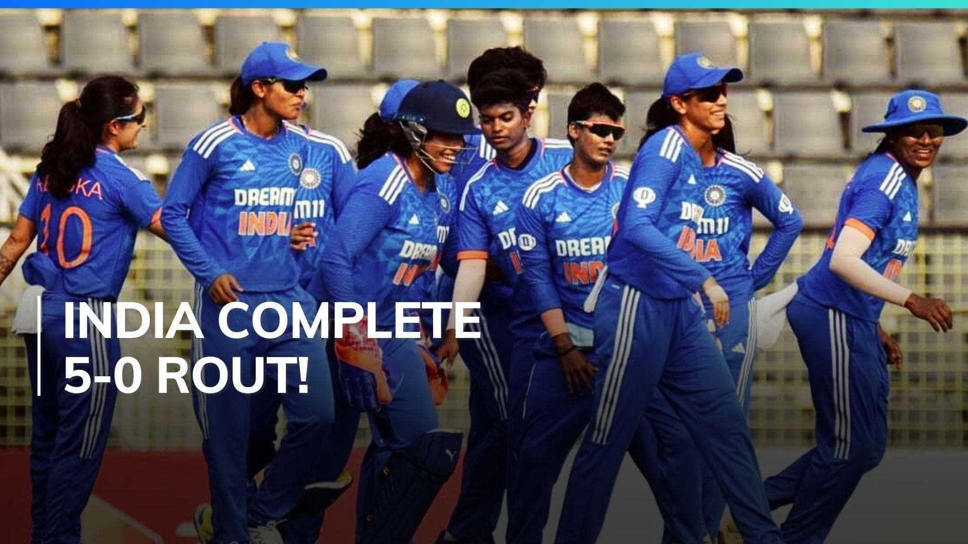 IND vs BAN: Indian women's cricket team achieves clean sweep over Bangladesh in T20I Series