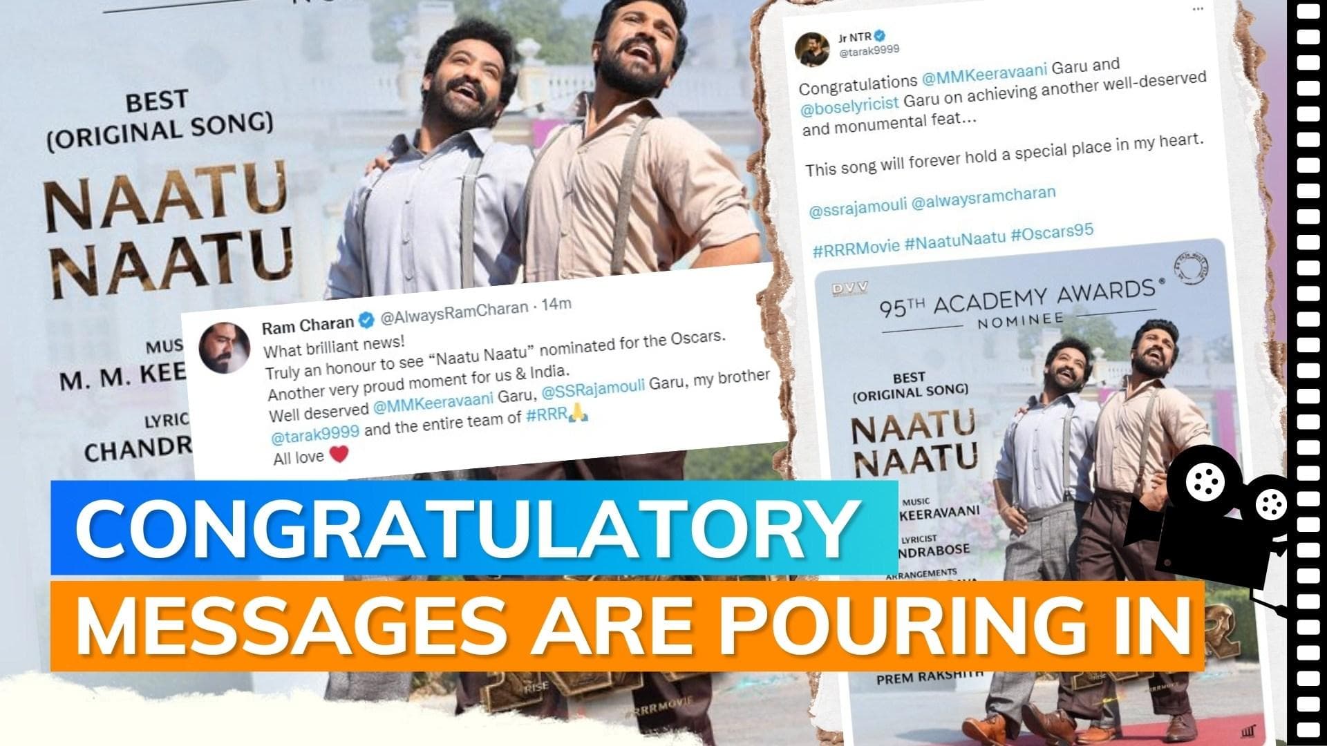 Oscars 2023: ‘RRR’ song ‘Naatu Naatu’ gets a nod in Best Original Song category; celebs react 