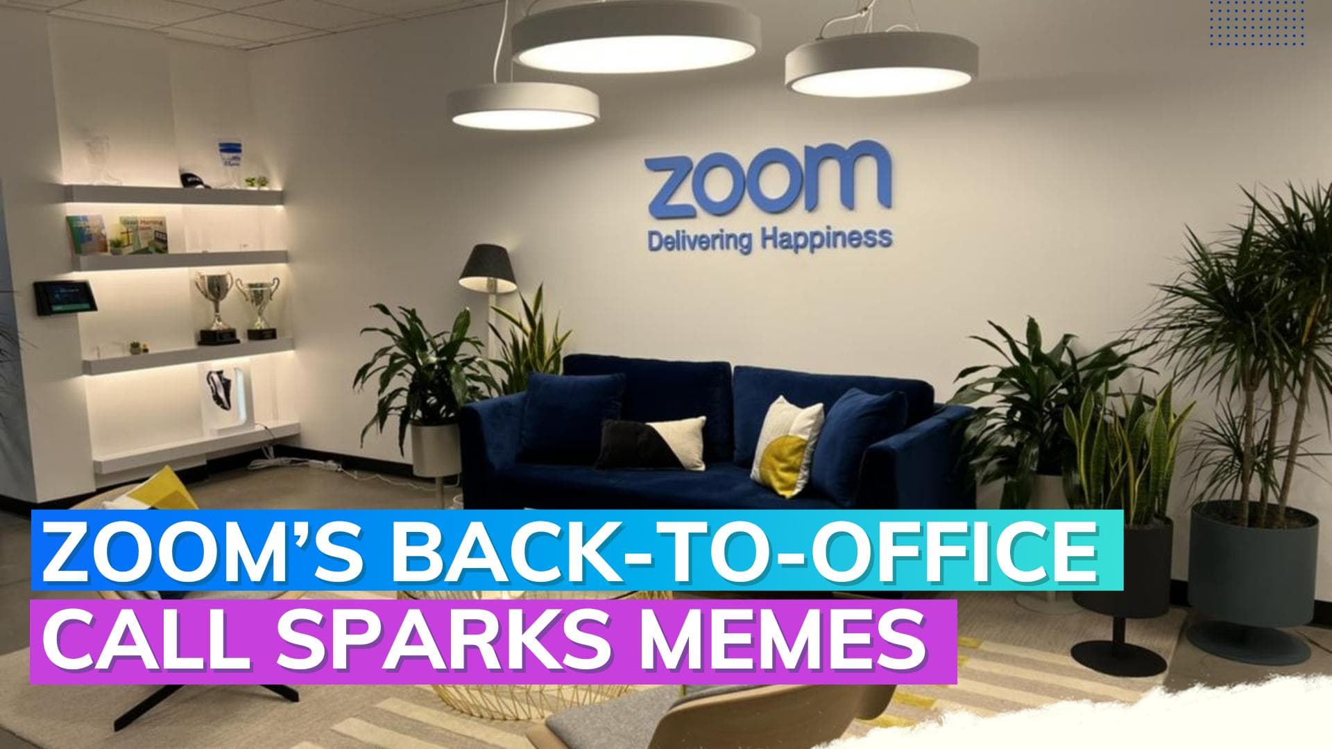 Zoom's remote-to-office shift sparks memes