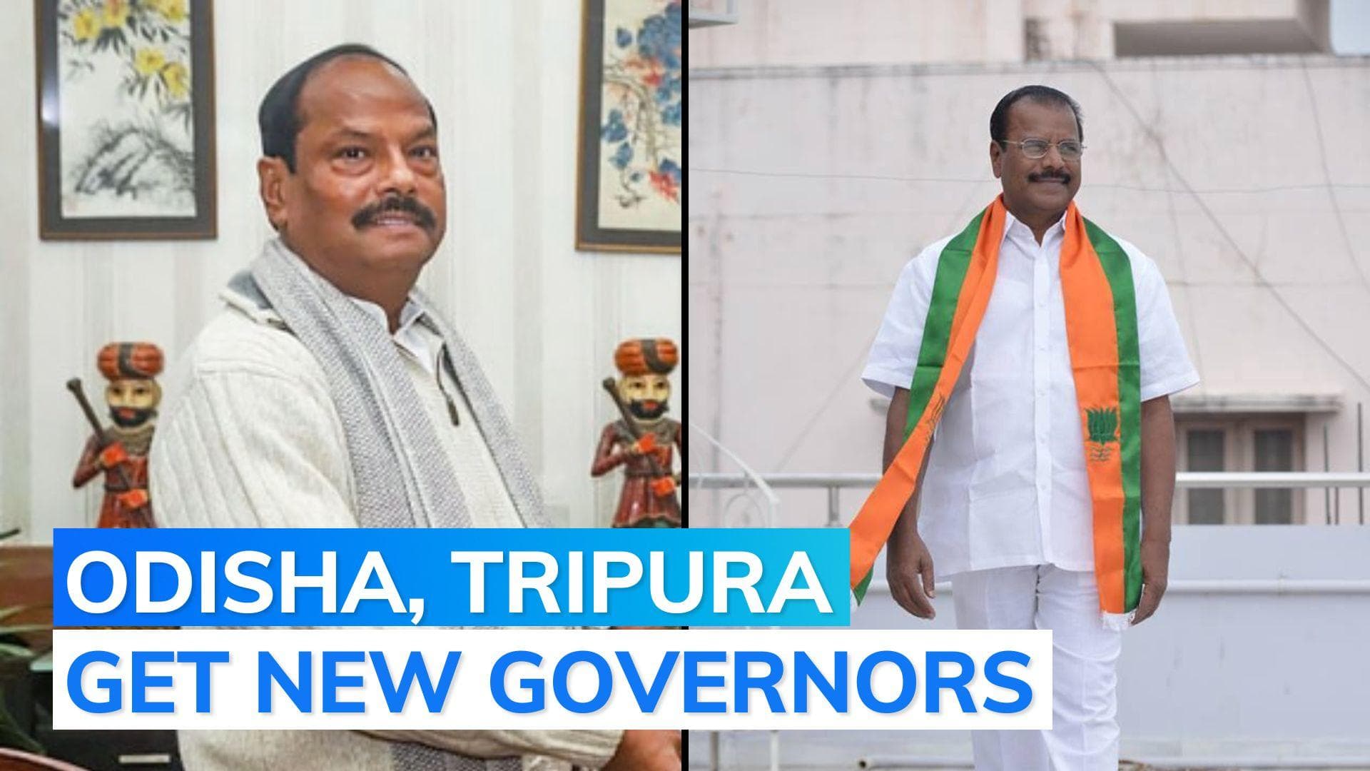 Raghubar Das appointed governor of Odisha, Indra Sena Reddy Nallu of Tripura