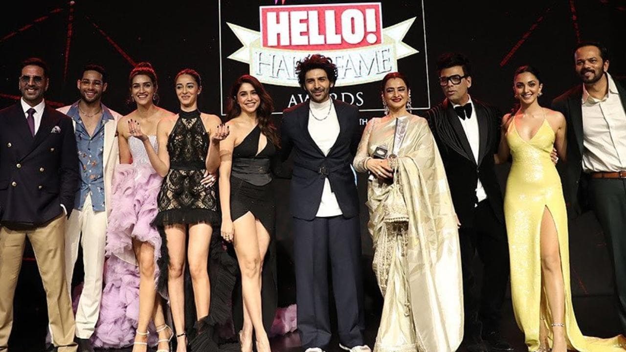 Hello! Hall of Fame Awards 2022: Akshay Kumar, Karan Johar & others attend the star-studded event