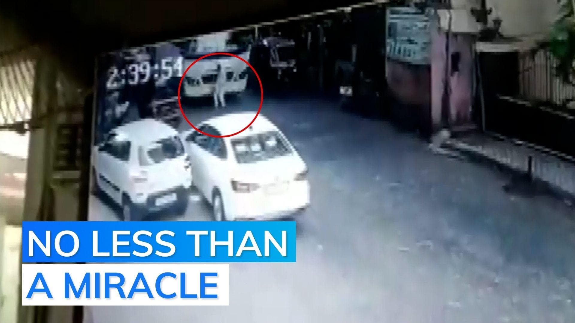 Watch: Mumbai man escapes death despite being run over by bus  