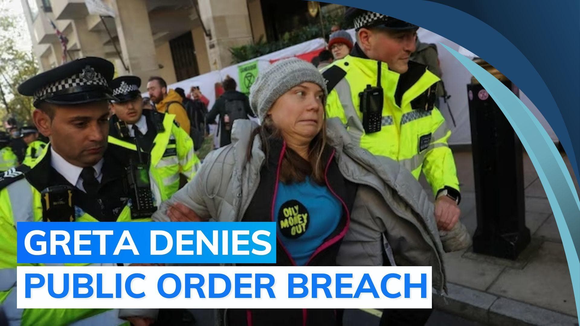 London protest: Greta Thunberg denies public order offence after she was arrested 