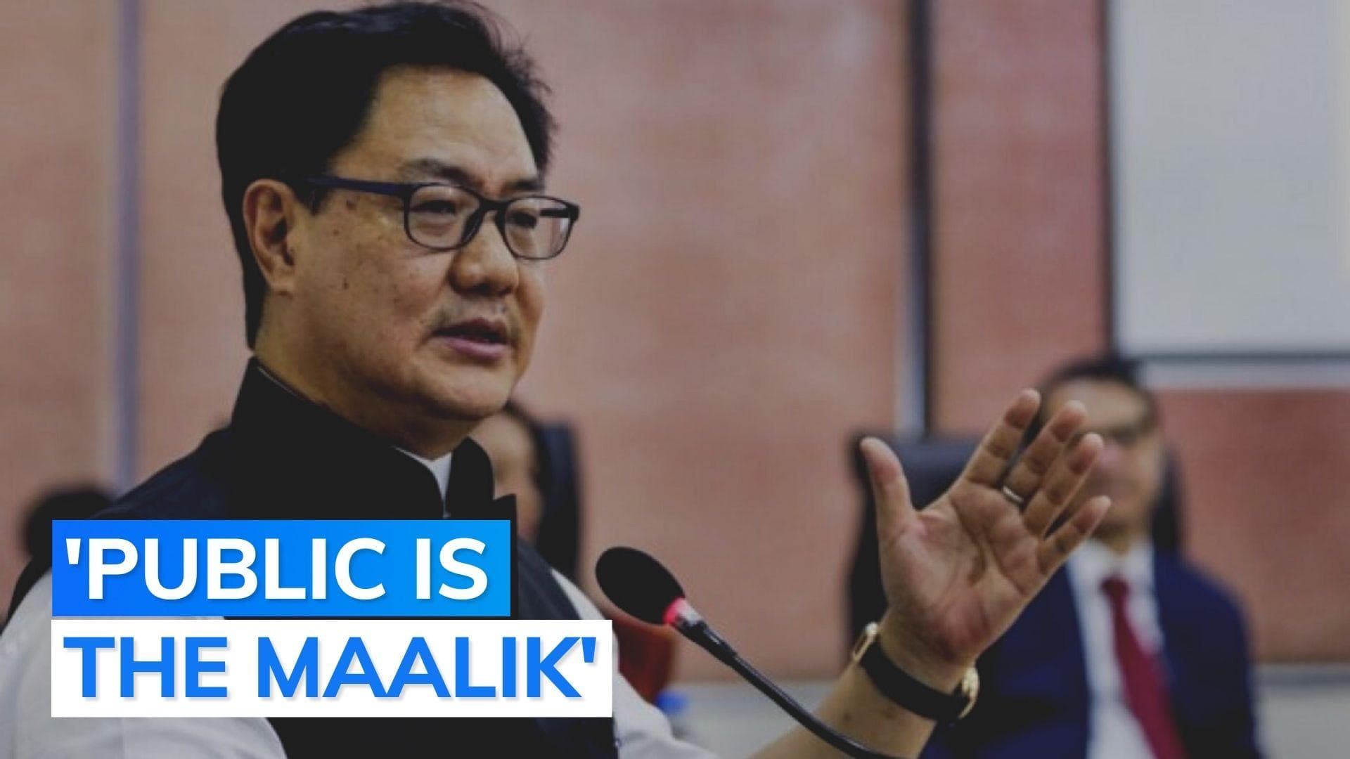 Watch: Law Minister Kiren Rijiju's fresh swipe at the Supreme Court