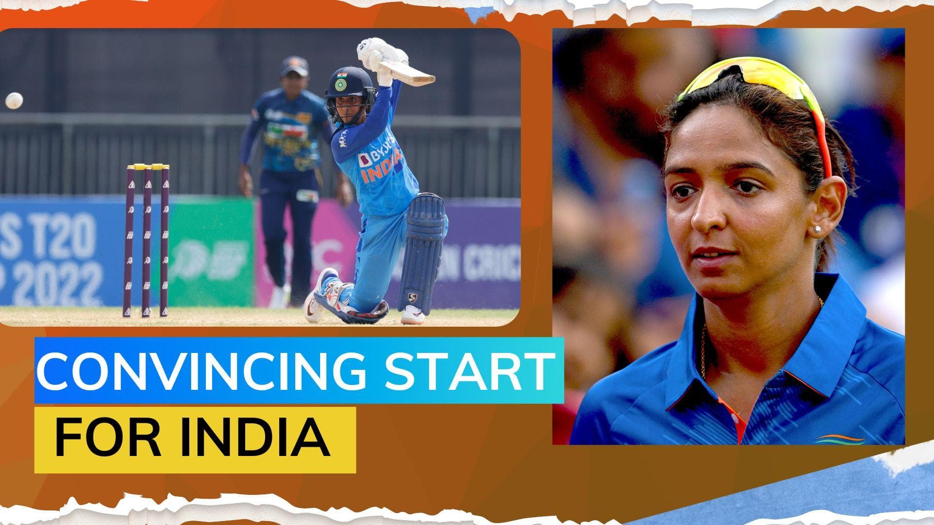 Women's Asia Cup: Jemimah Rodrigues shines as India beat Sri Lanka in tournament opener