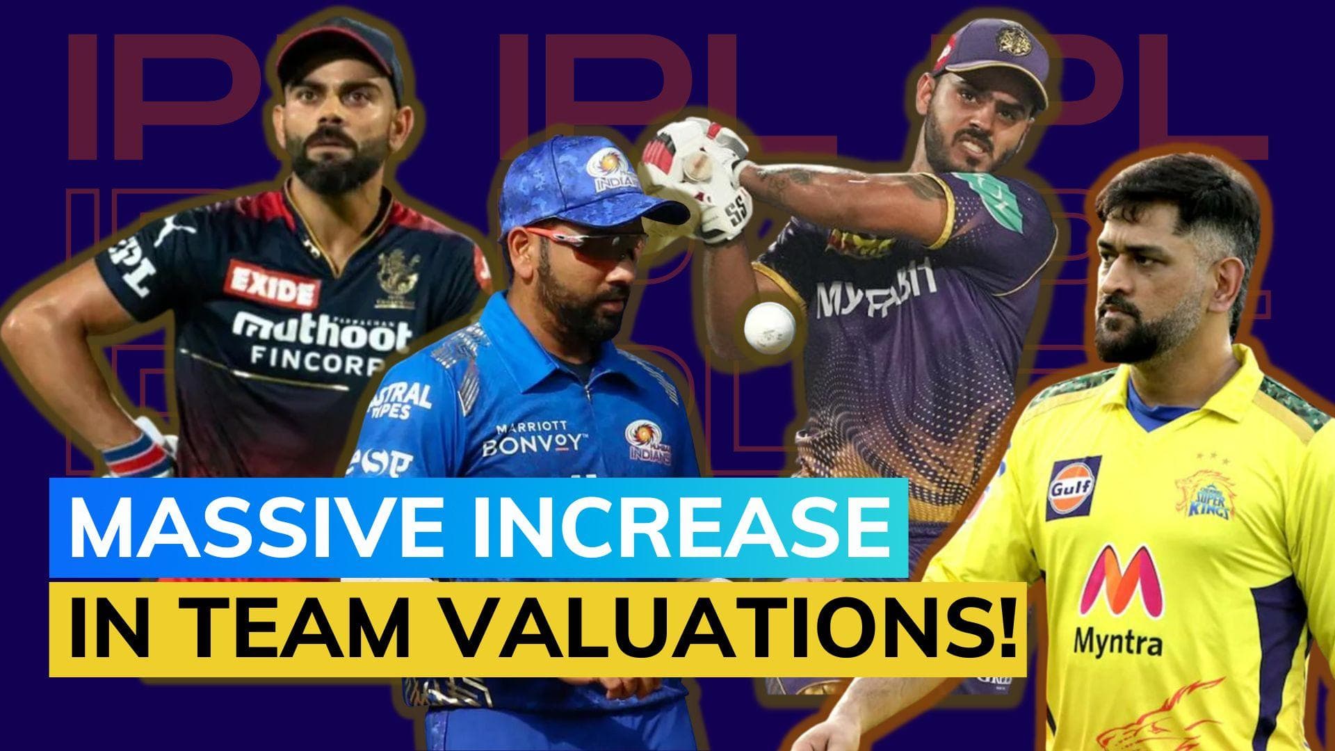 MS Dhoni’s CSK, Virat Kohli’s RCB most valued franchises in IPL: Report