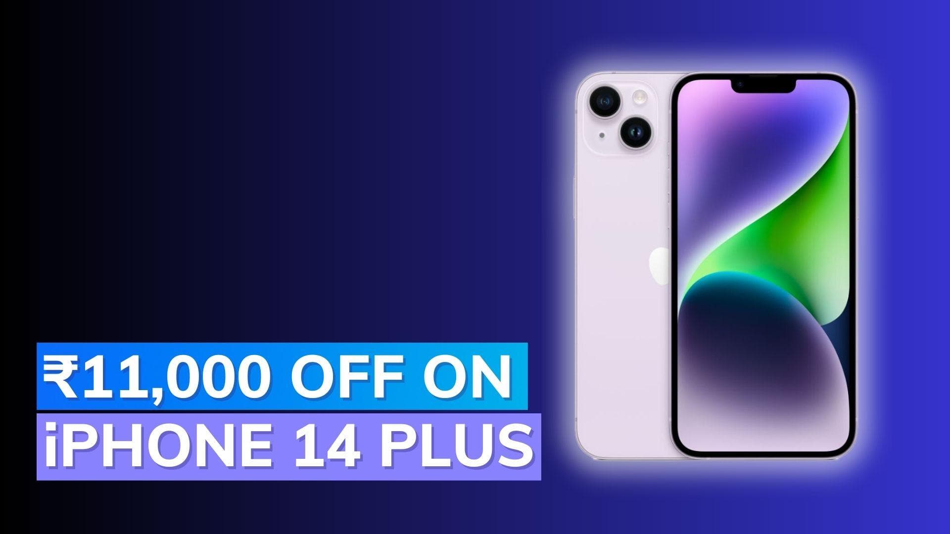 Scoop up unbeatable discount on iPhone 14 Plus on Flipkart - ₹11,000 price cut!