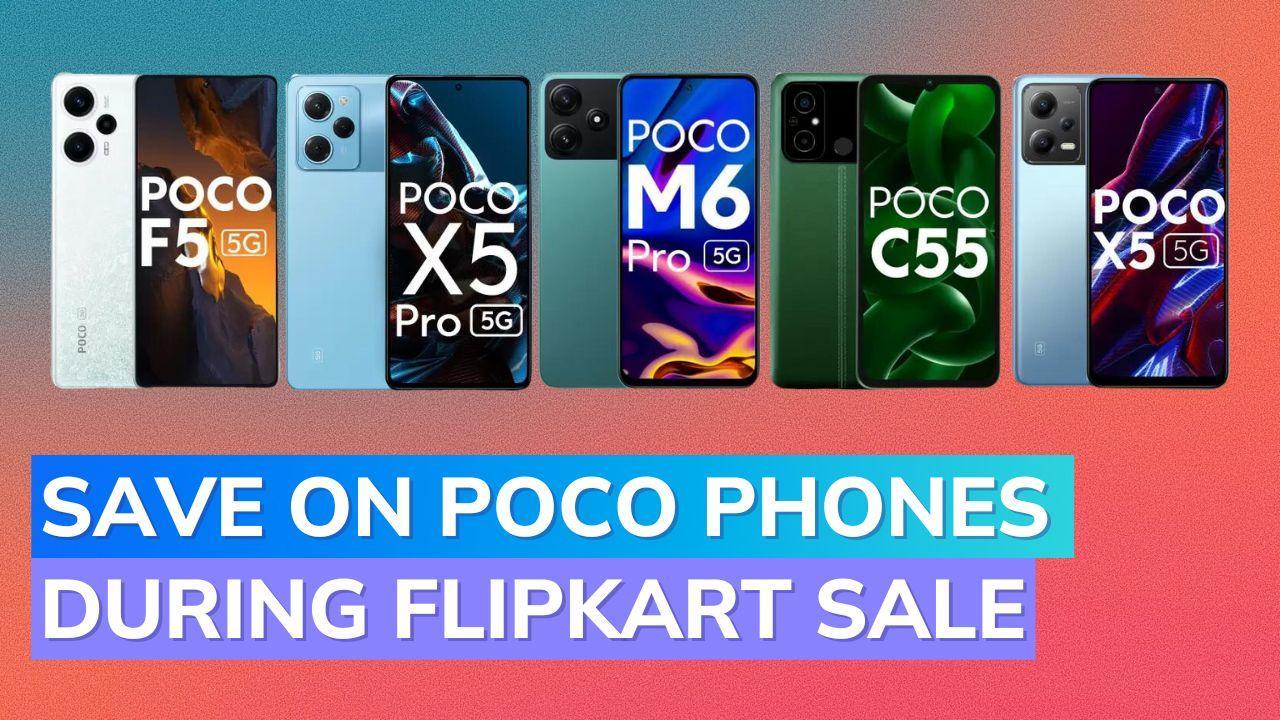 Flipkart Big Billion Days Sale: Poco F5, X5 Pro, M6 Pro available at massive discounts