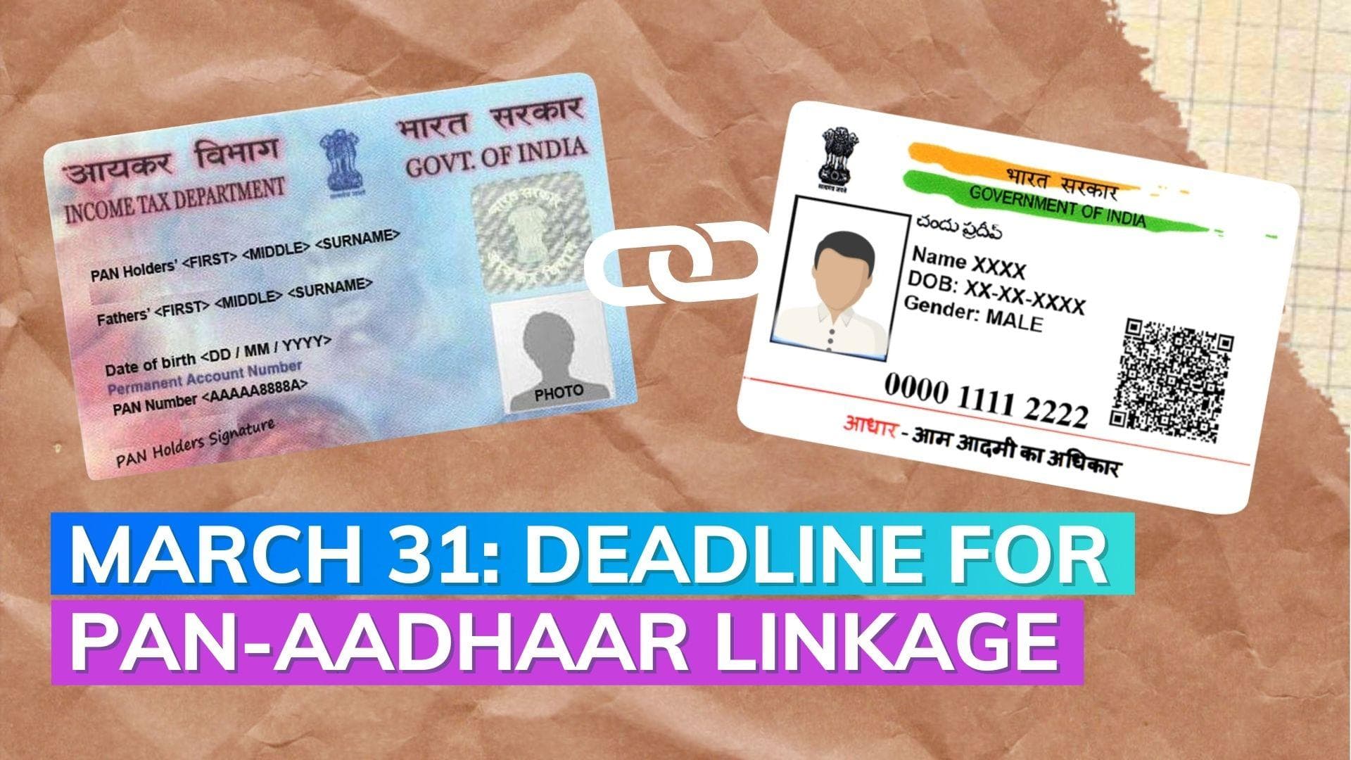 SEBI's reminder for PAN-Aadhaar linkage by March 31st 