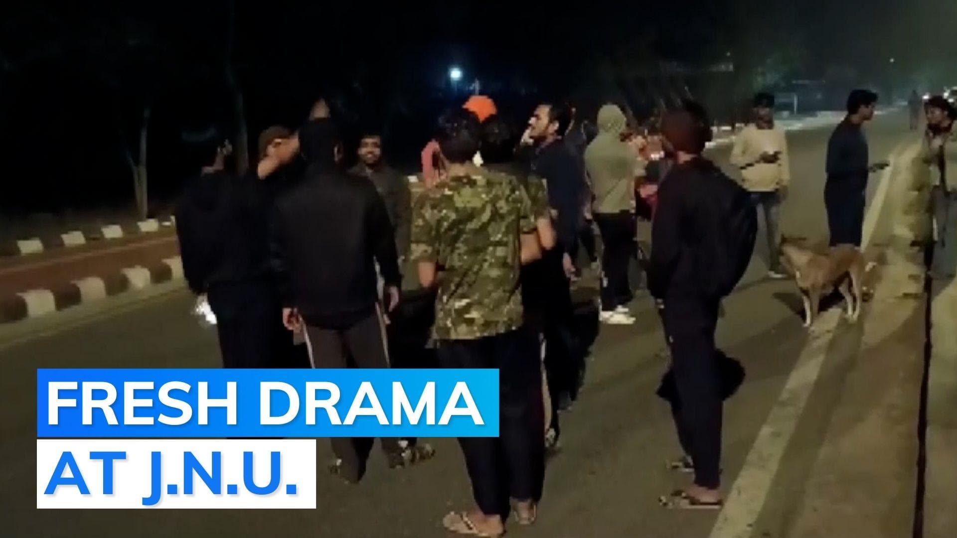 JNU clash: RSS student wing attacked protestors, says students' union; ABVP alleges Shivaji disrespected