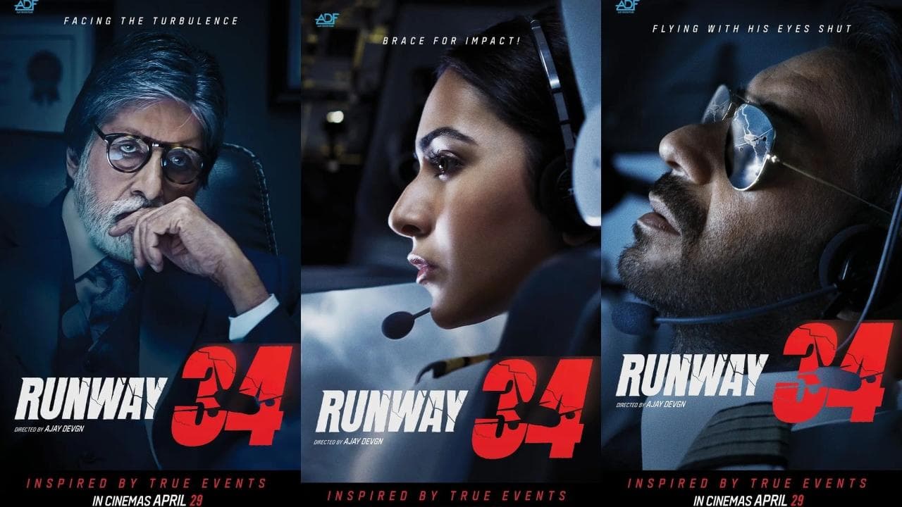 'MayDay' का नाम बदल कर किया गया 'Runway 34', अजय देवगन-अम‍िताभ बच्चन का फर्स्ट लुक आया सामने 