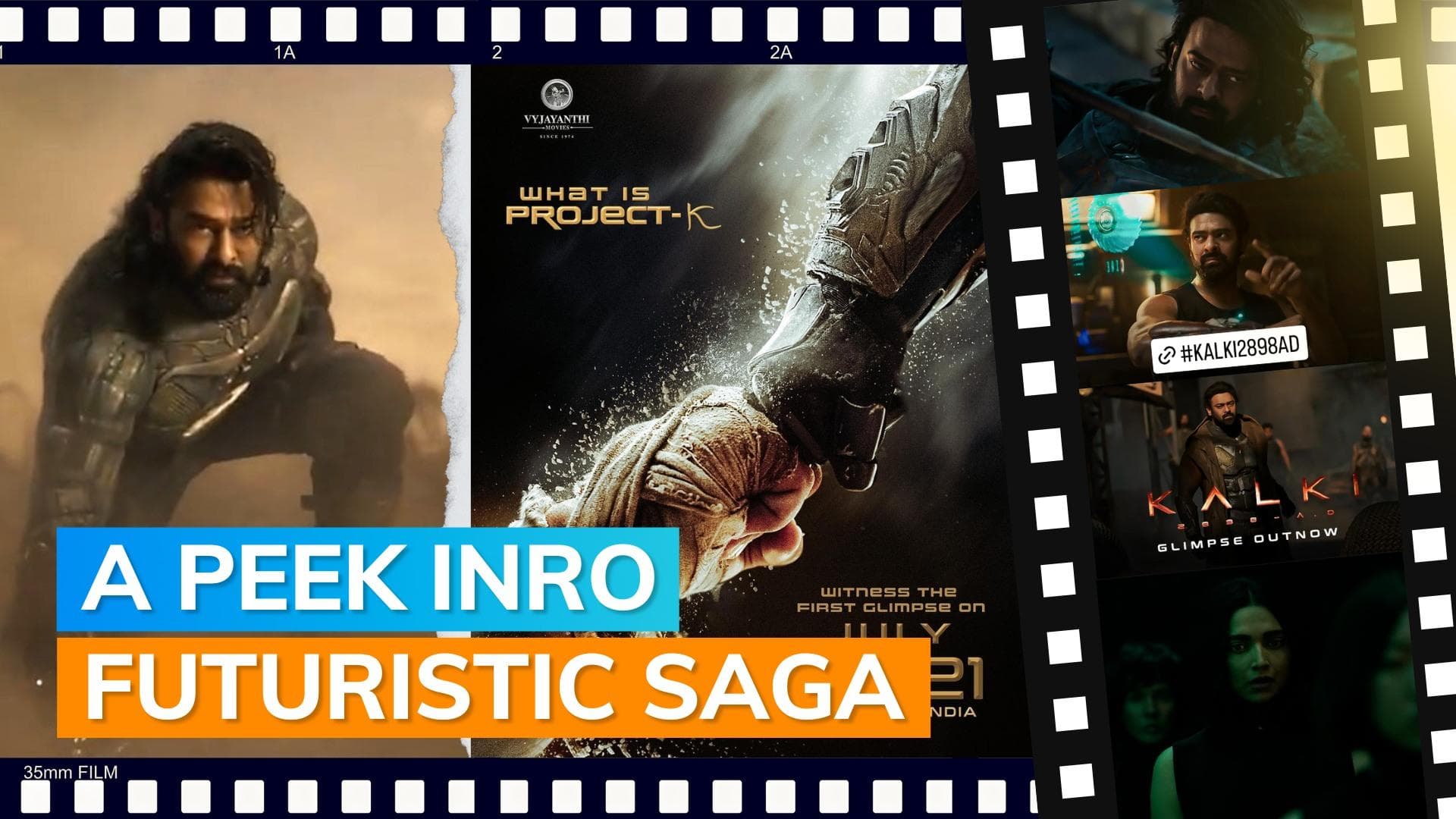 Prabhas starrer 'Project K' is now titled 'Kalki 2898 AD'; watch the first glimpse 