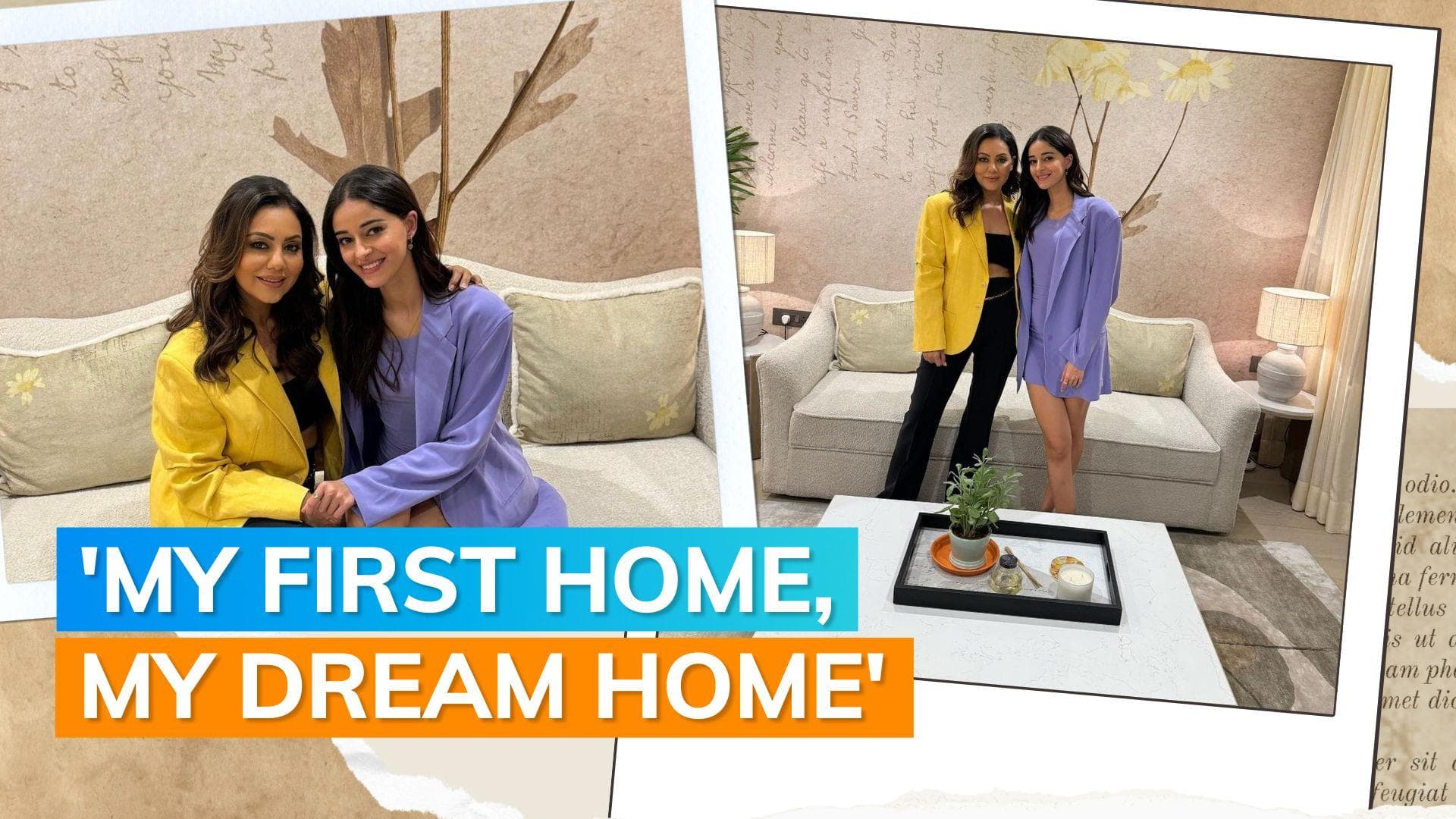 Ananya Panday shares pics of her 1st apartment; credits Gauri Khan for its design