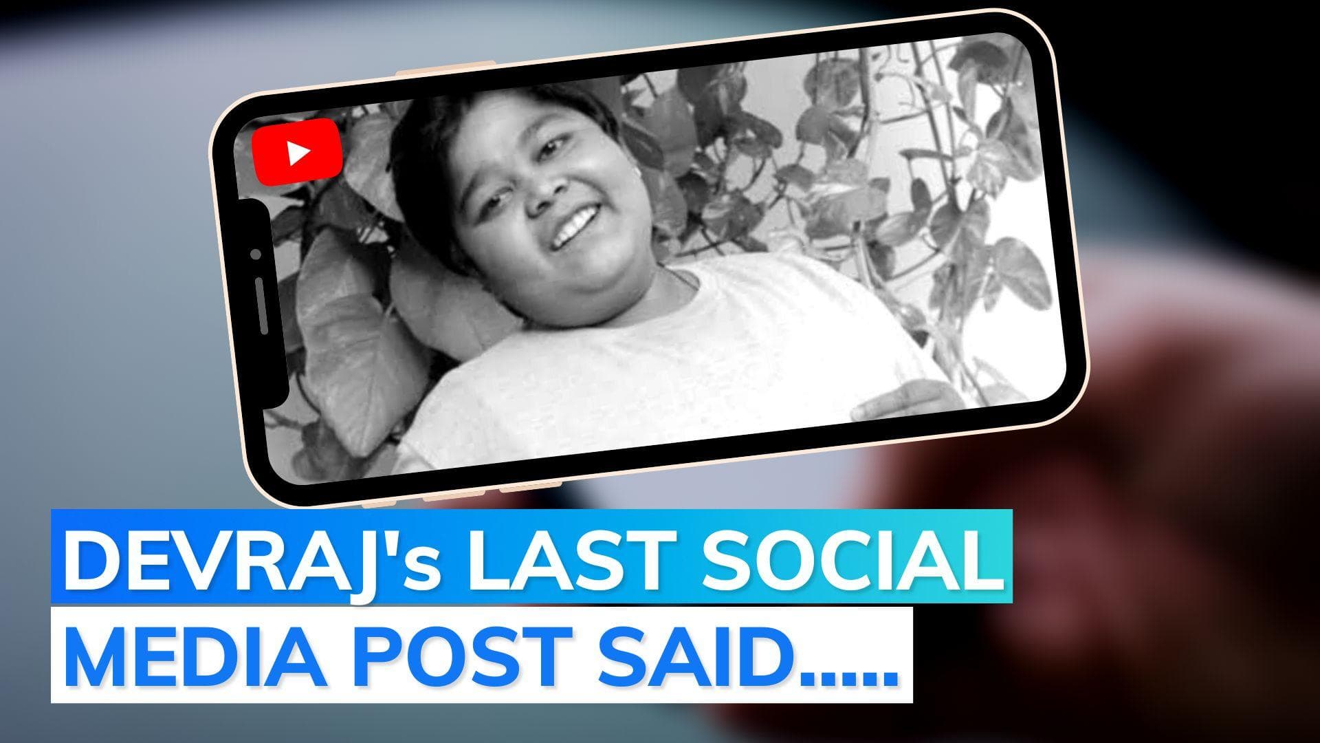 'Dil se bura lagta hai bhai' meme-fame Youtuber Devraj Patel dies in road mishap