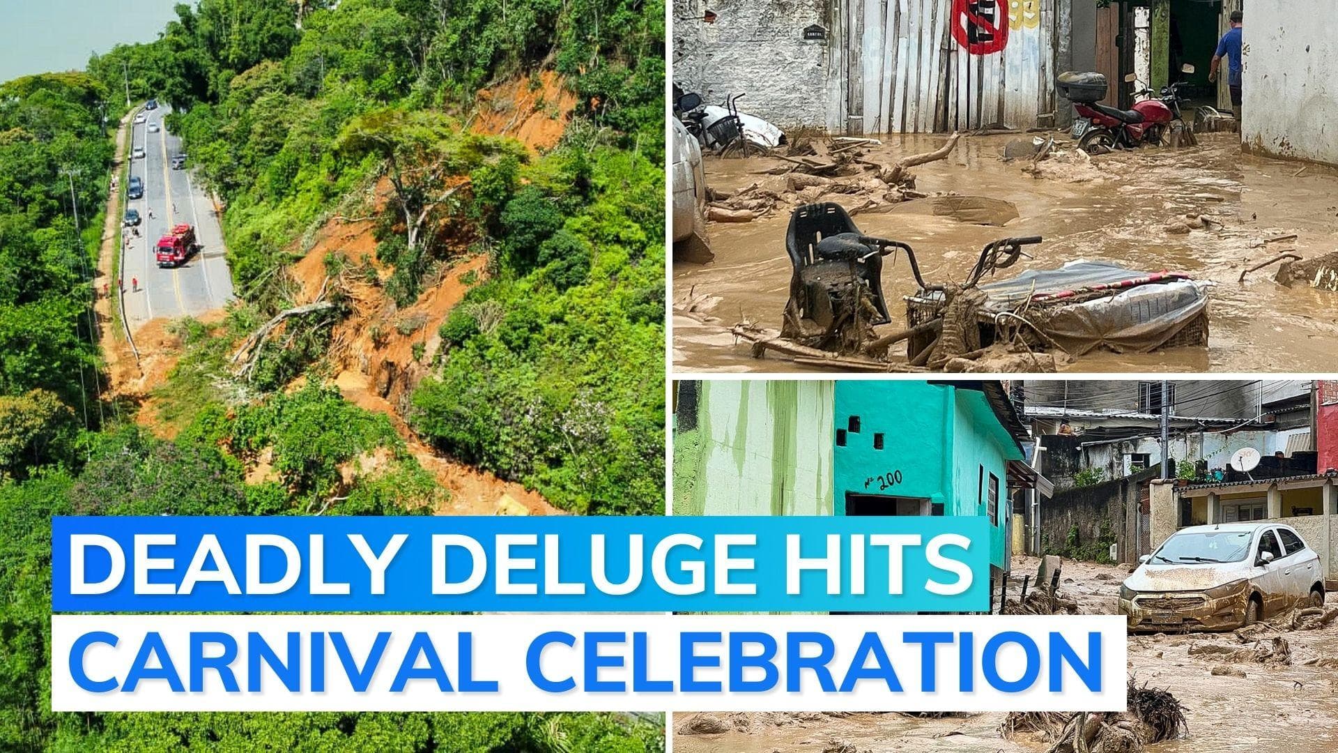 Brazil: heavy rains, floods, landslides cause deaths amid Carnival season; fest cancelled in many cities